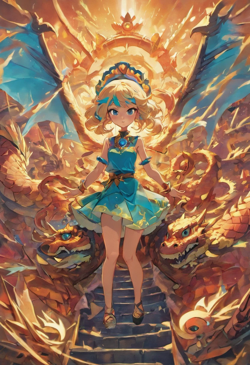 retrato da mulher, on top of a Dragon ::style cartoon, (((Front view))), Estilo Disney Pixar, Filme 3D, altamente detalhado, vivid colors (((corpo inteiro))) ::n_style realista, anime