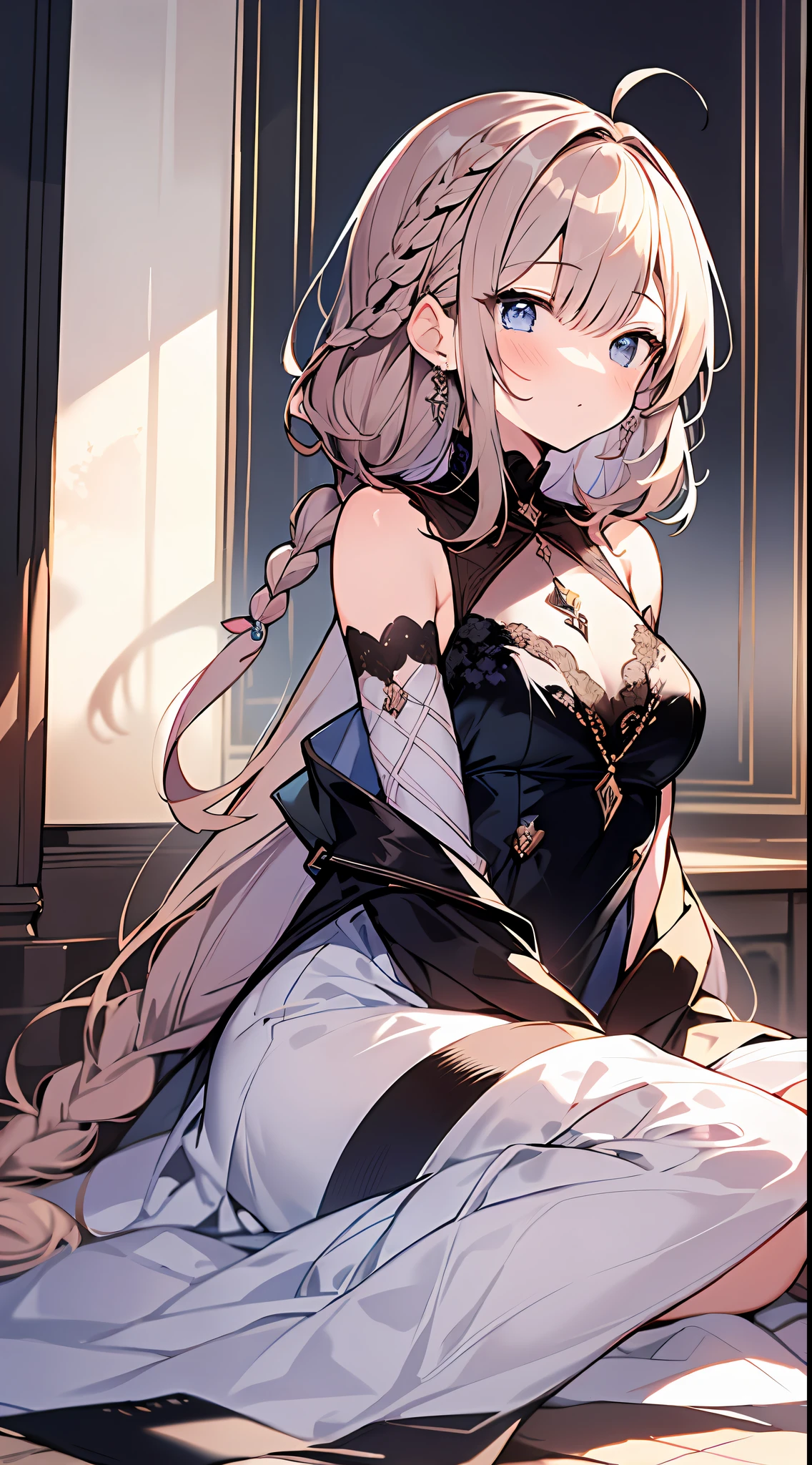 (incredibly absurdres absolutely resolution: 1.5), highest quality, masterpiece, ultra high resolution, 8k, (multiple girls), (gorgeous dresses with many gorgeous and colorful decorations) BREAK shoujo manga style, (loli), soft line drawing, digital enhancement, shojo manga touch, environmental change scenes, shojo manga core, ( Hair length to the shoulders))), (((short braid))), ancient capital of the West, full body visible angle, entangle, beautiful and aesthetic: 1.5, High quality: 1.3