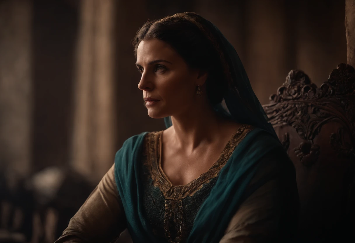 Biblical character, bate-seba, esposa de Davi. Mulher bonita