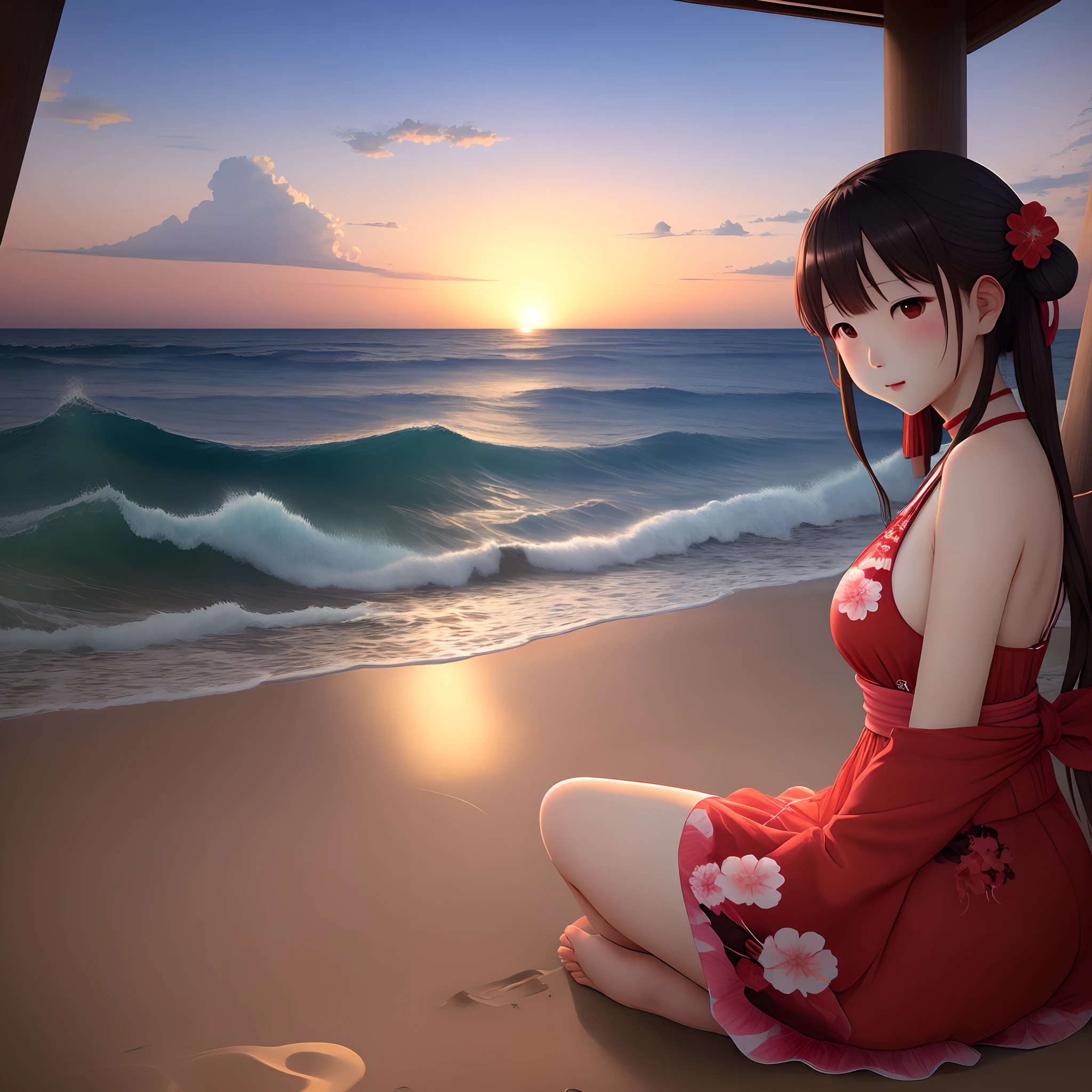 夏天 Mare early evening