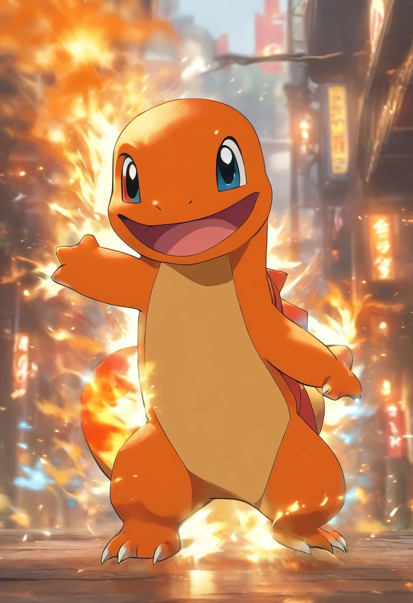 Charmander tem um controle de Ps4,A mais alta qualidade de imagem,cinematic texture,Uma obra-prima,tmasterpiece,Horizontal, papel de parede