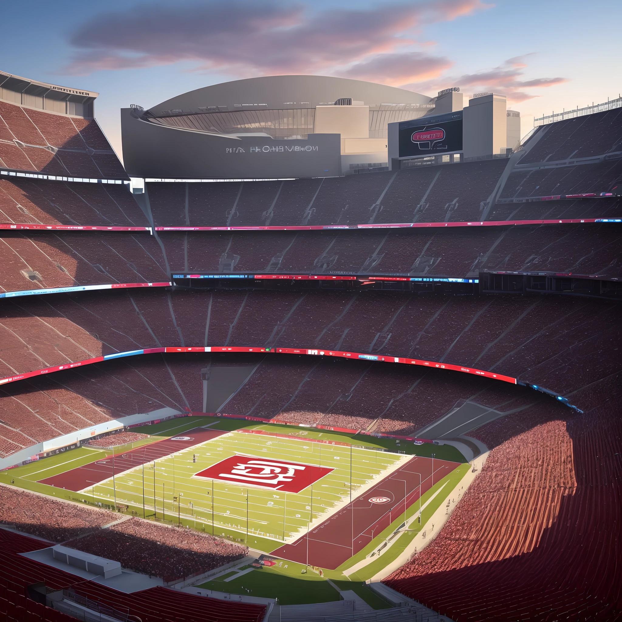 generate ohio stadium with capacity for 1 million people