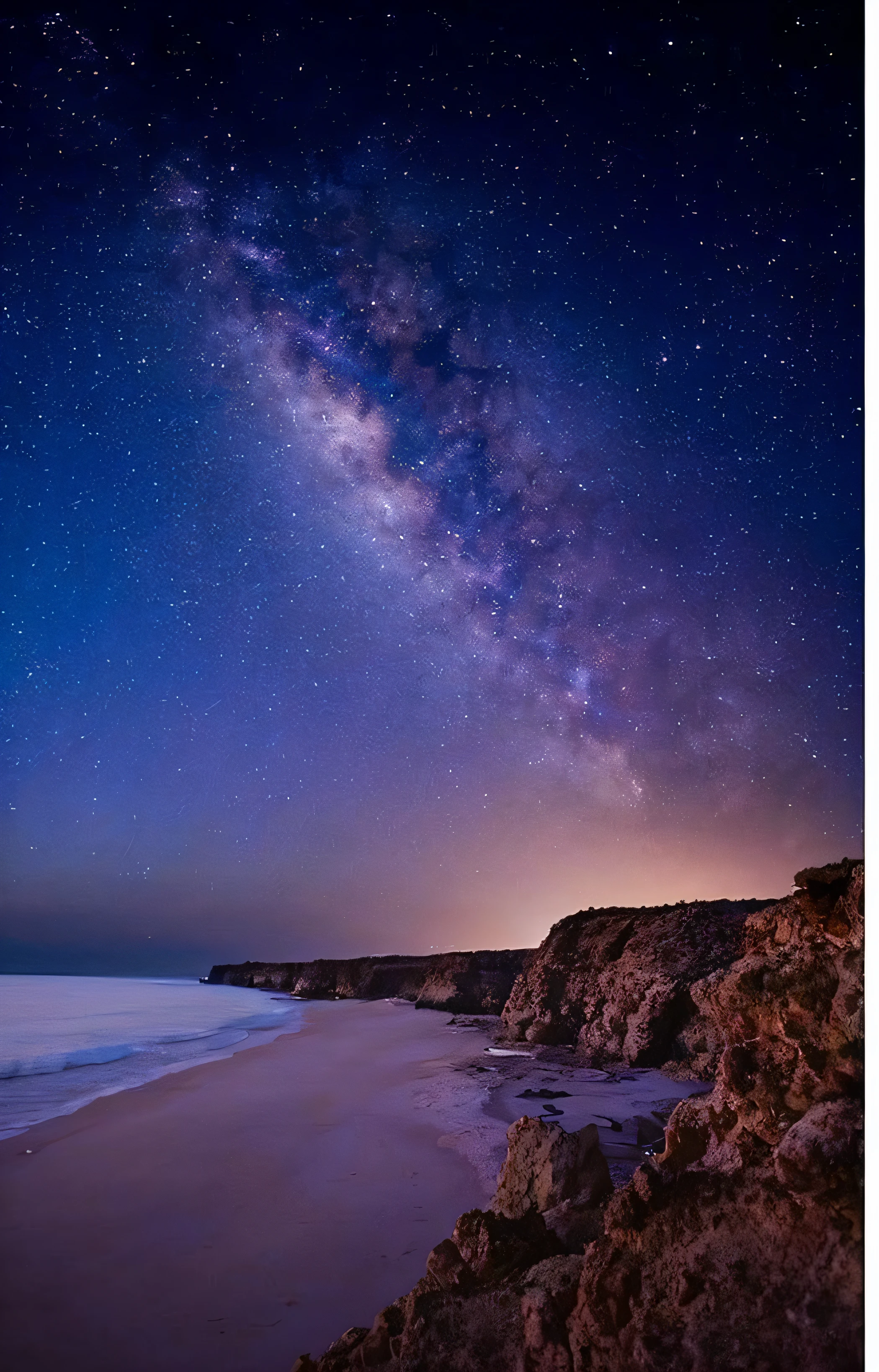 A view of the Lechia over the ocean and beach, milky way, Photography of the night sky, Light from the Milky Way, galaxia, milky way, Spectacular Milky Way, The Milky Way in the sky, The sky has the Milky Way, El cielo nocturno es un mar, astrophotography, Milky Way Galaxy, Dream night, Arcuate Milky Way, Milky Way Environment, cielo nocturno