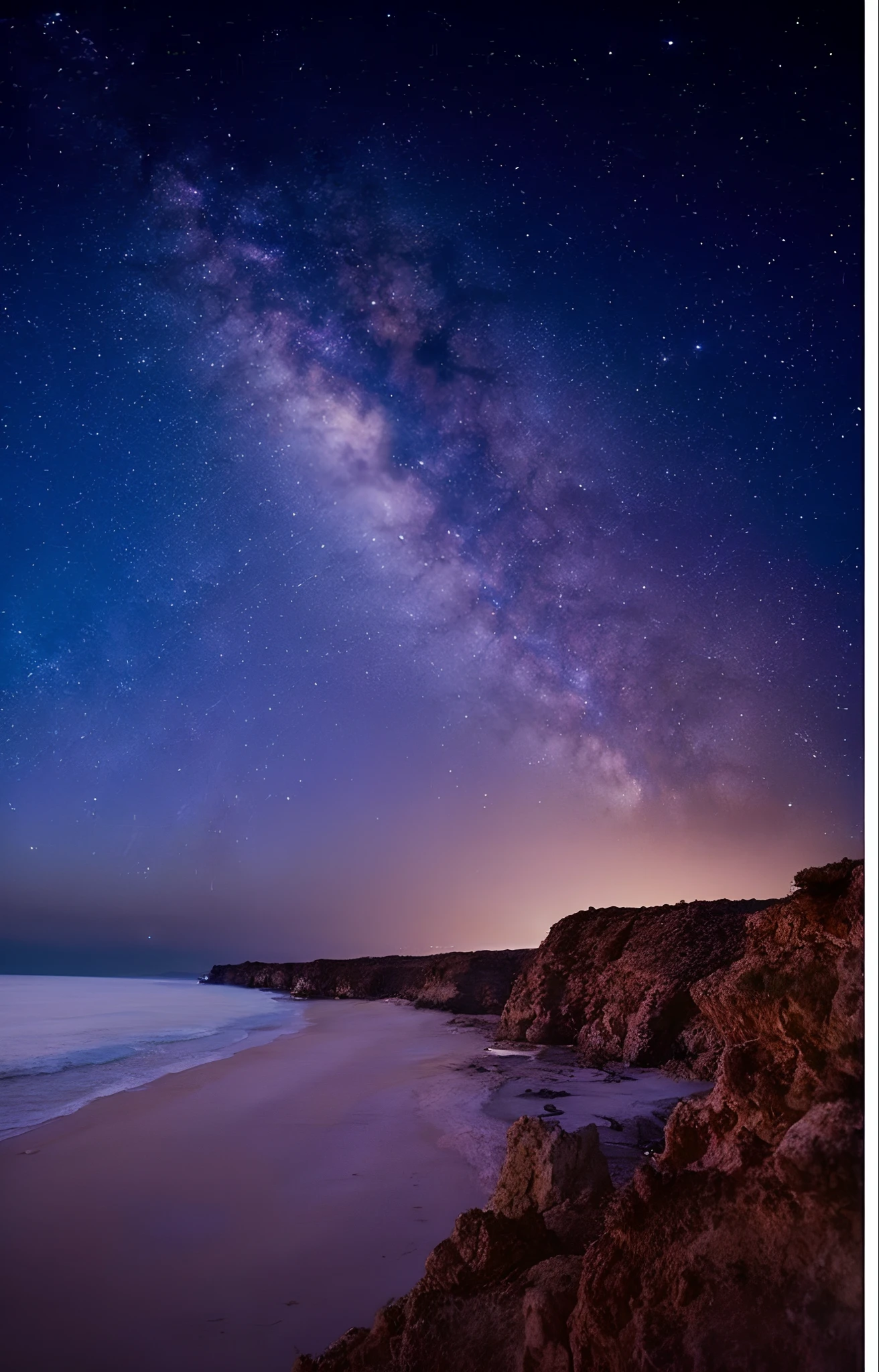 A view of the Lechia over the ocean and beach, milky way, Photography of the night sky, Light from the Milky Way, galaxia, milky way, Spectacular Milky Way, The Milky Way in the sky, The sky has the Milky Way, El cielo nocturno es un mar, astrophotography, Milky Way Galaxy, Dream night, Arcuate Milky Way, Milky Way Environment, cielo nocturno