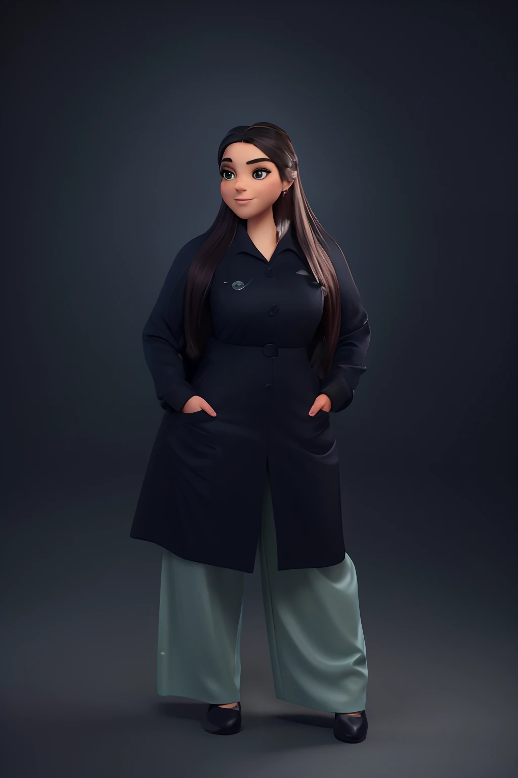 (best quality,4k,HDR),Estilo Pixar,Jovem de 26 anos,Retrato natural,deslumbrantes olhos verdes,pele clara,cabelos pretos lisos,Businesswoman,terno preto formal,beautiful face,Delicate features,lovely smile,postura confiante,iluminada pela luz suave do dia,fundo do horizonte da cidade,sombras sutis,dynamic compositing,cores vibrantes,meticulous attention to detail,Playful behavior, mas profissional,atmosfera acolhedora e convidativa,Flawless rendering,Texturas realistas,ultra-detailed facial expression,Expressive eyes and lips,olhos cintilantes com uma pitada de travessura,fios de cabelo macios e brilhantes,Subtle makeup enhancing your natural beauty,terno perfeitamente adaptado acentuando sua figura,sofisticado, but affordable,Creative and inspiring spirit,Portrait Capturing Your Ambition and Determination,Intense focus and movement in your eyes,movimento gracioso e postura equilibrada,Creating a sense of movement and energy in the artwork,Breathtaking clarity and sharpness,efeito tridimensional imersivo,perfect lighting,Illuminating your features in a flattering way,paleta de cores equilibrada e refinada,com estalos de tons vibrantes,melhorar o impacto visual geral,Finding the right balance between realism and stylization,showing her in a moment of triumph and confidence,uma obra-prima atemporal,showcasing the beauty and strength of the modern woman.