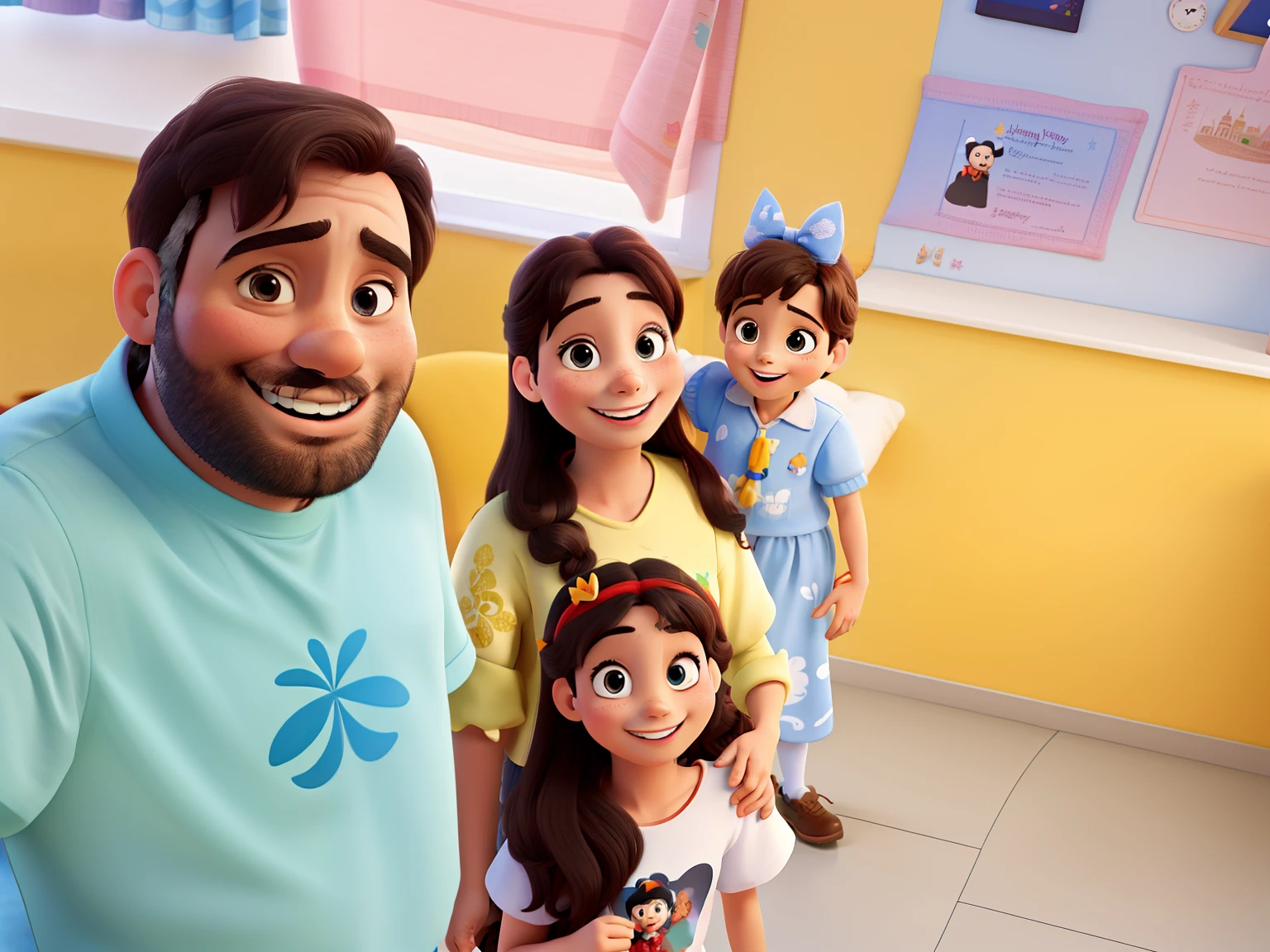A Very Happy Family, todos contentes, Disney Family