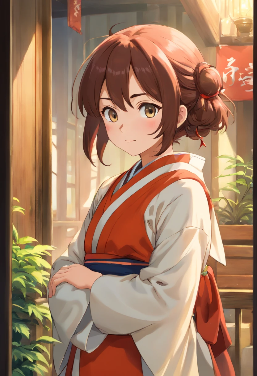 quimono, Obi, (8k, Foto RAW, best quality, master part: 1.2), (Realistic: 1.6), (master part), (best quality: 1.0), (ultra high-resolution: 1.0), detalhe, Anos 40, One, detalhe pele bonita, quarto detalhe, ,pele realista