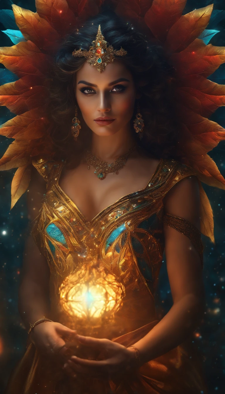 Una prechica,Medita con las piernas cruzadas, en el centro,colores muy brillantes, light particles, con luz brillante, Mshiv, Arte de papel pintado, Fondo de pantalla UHD