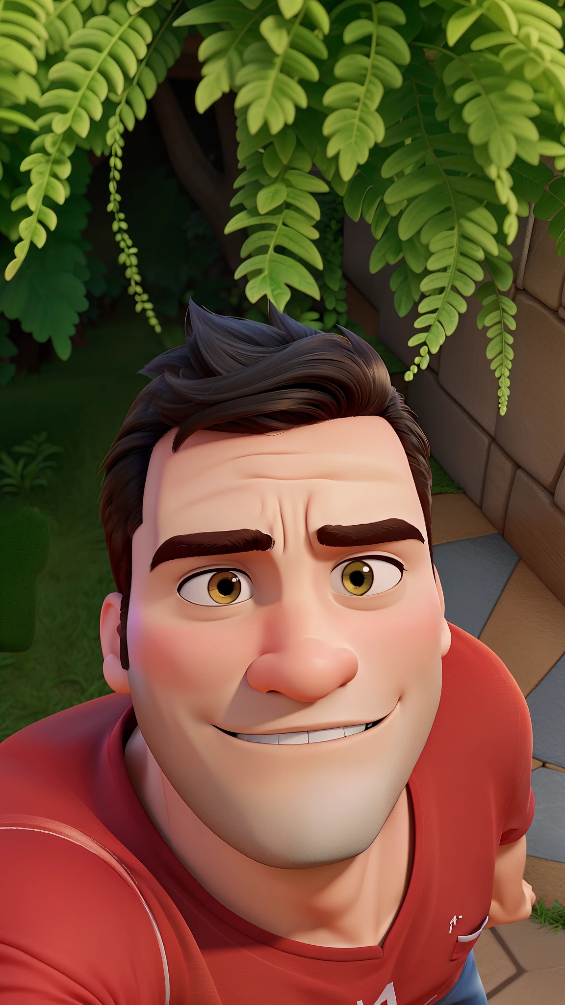 Homem estilo pixar, alta qualidade, melhor qualidade