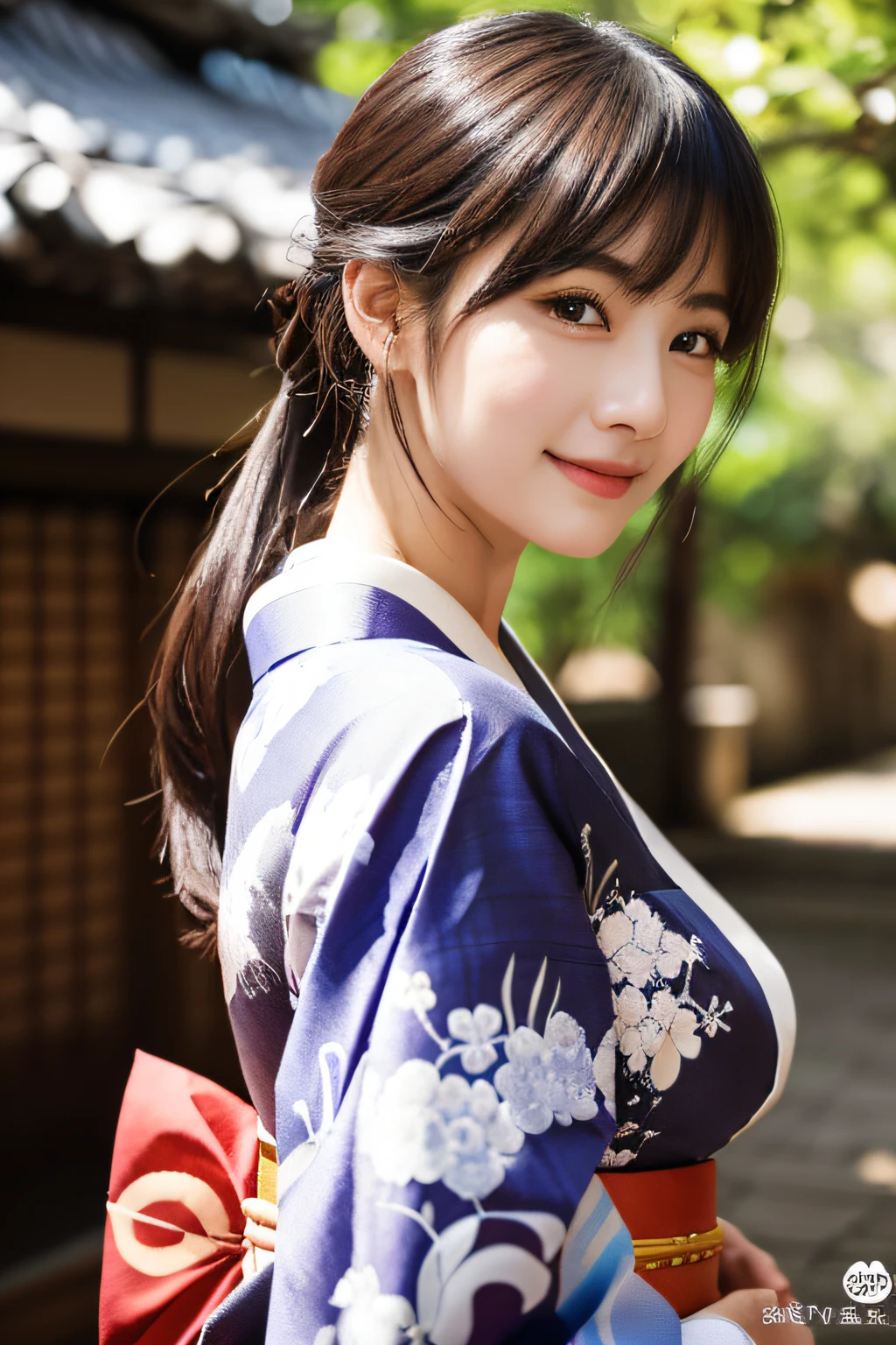 (8K、Raw photography、top-quality、masterpiece:1.2)、ultra-detailliert、超A high resolution、(realisitic、photoRealstic:1.37)、portlate、High-detail RAW color photos、professional photograpy、extremely delicate and beautiful、A highly detailed、 8K Wallpapers、magnifica、finely detail、huge filesize、Official art、Highly detailed CG Unity 8K wallpapers、highly detailed beautiful girl、extra detailed face、extremely detailed eye、highlydetailed skin、extremely detailed fingers、highly detailed nose、highly detail mouth、perfect anatomia、highly detailed back ground、Highly detailed attire、女の子1人、(18year old:1.2)、10 generations、Cute little girl s、famous Japan idol、cute little、(small tits:1.2)、Realistic body、小柄、fair white skin、shinny skin、slenderbody、well-styled、A dark-haired、Hair collection、(Pattsun bangs:1.2)、A smile、kawaii、年轻、kawaii faces、Lifelike face、Beautiful eyes、Sauce order、(Kimono:1.4)、Dense embroidery、耳Nipple Ring、(hair adornments:1.2)、eye、cowboy shot、frontage、、Contrapo、in a house、(natta:1.4)、A Japanese style、kyoto、Dynamic lighting、