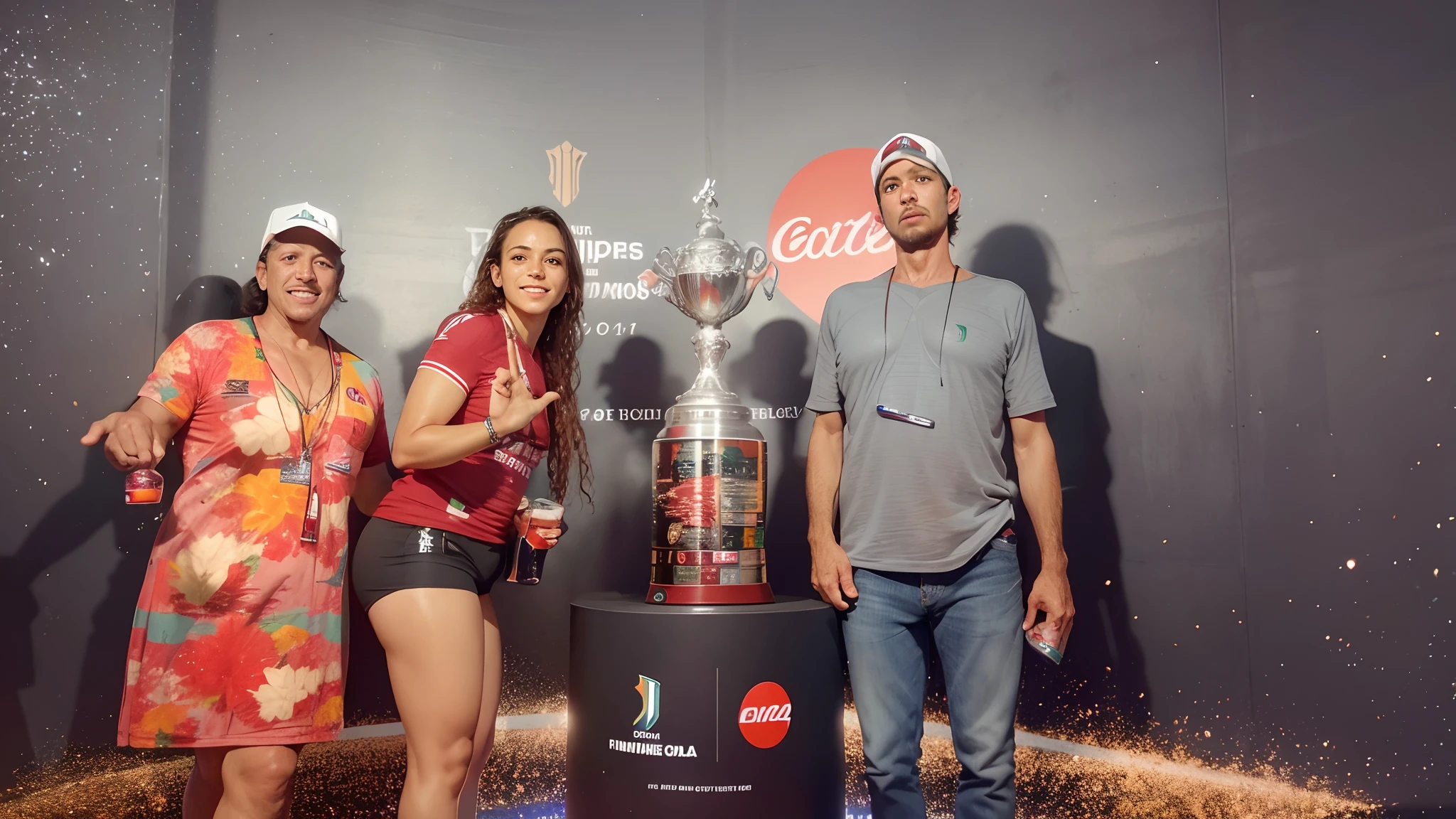 Brazil's Fluminense team winning the America's Copa Libertadores