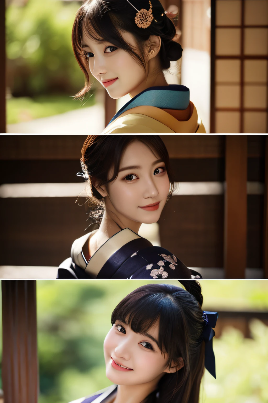 (8K、Raw photography、top-quality、​masterpiece:1.2)、ultra-detailliert、超A high resolution、(realisitic、photoRealstic:1.37)、portlate、High-detail RAW color photos、professional photograpy、extremely delicate and beautiful、A highly detailed、 8K Wallpapers、magnifica、finely detail、huge filesize、Official art、Highly detailed CG Unity 8K wallpapers、highly detailed beautiful girl、extra detailed face、extremely detailed eye、highlydetailed skin、extremely detailed fingers、highly detailed nose、highly detail mouth、perfect anatomia、highly detailed back ground、Highly detailed attire、女の子1人、(18year old:1.2)、10 generations、Cute little girl s、famous Japan idol、cute little、(small tits:1.2)、Realistic body、小柄、fair white skin、shinny skin、slenderbody、well-styled、A dark-haired、Hair collection、(Pattsun bangs:1.2)、A smile、kawaii、年轻、kawaii faces、Lifelike face、Beautiful eyes、Sauce order、(Kimono:1.4)、Dense embroidery、耳Nipple Ring、(hair adornments:1.2)、eye、cowboy  shot、frontage、、Contrapo、in a house、(natta:1.4)、A Japanese style、kyoto、Dynamic lighting、