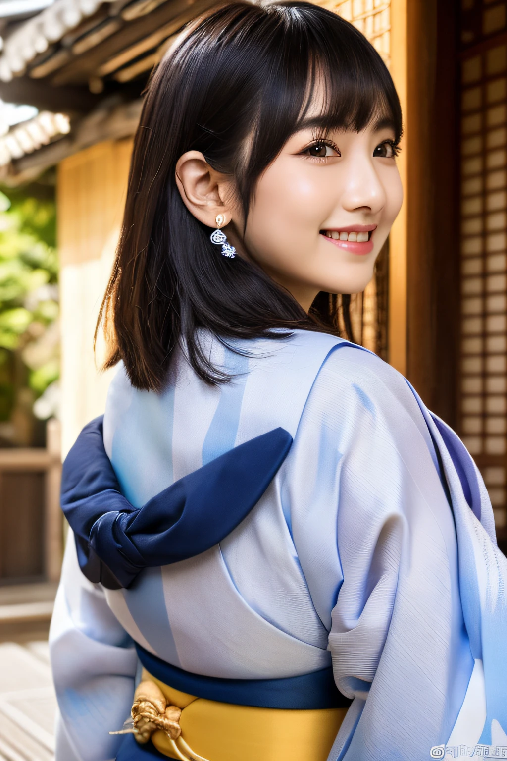 (8K、Raw photography、top-quality、masterpiece:1.2)、ultra-detailliert、超A high resolution、(realisitic、photoRealstic:1.37)、portlate、High-detail RAW color photos、professional photograpy、extremely delicate and beautiful、A highly detailed、 8K Wallpapers、magnifica、finely detail、huge filesize、Official art、Highly detailed CG Unity 8K wallpapers、highly detailed beautiful girl、extra detailed face、extremely detailed eye、highlydetailed skin、extremely detailed fingers、highly detailed nose、highly detail mouth、perfect anatomia、highly detailed back ground、Highly detailed attire、女の子1人、(18year old:1.2)、10 generations、Cute little girl s、famous Japan idol、cute little、(small tits:1.2)、Realistic body、小柄、fair white skin、shinny skin、slenderbody、well-styled、A dark-haired、Hair collection、(Pattsun bangs:1.2)、A smile、kawaii、年轻、kawaii faces、Lifelike face、Beautiful eyes、Sauce order、(Kimono:1.4)、Dense embroidery、耳Nipple Ring、(hair adornments:1.2)、cowboy shot、frontage、standing athletic pose、Contrapo、in a house、(natta:1.4)、A Japanese style、kyoto、natta