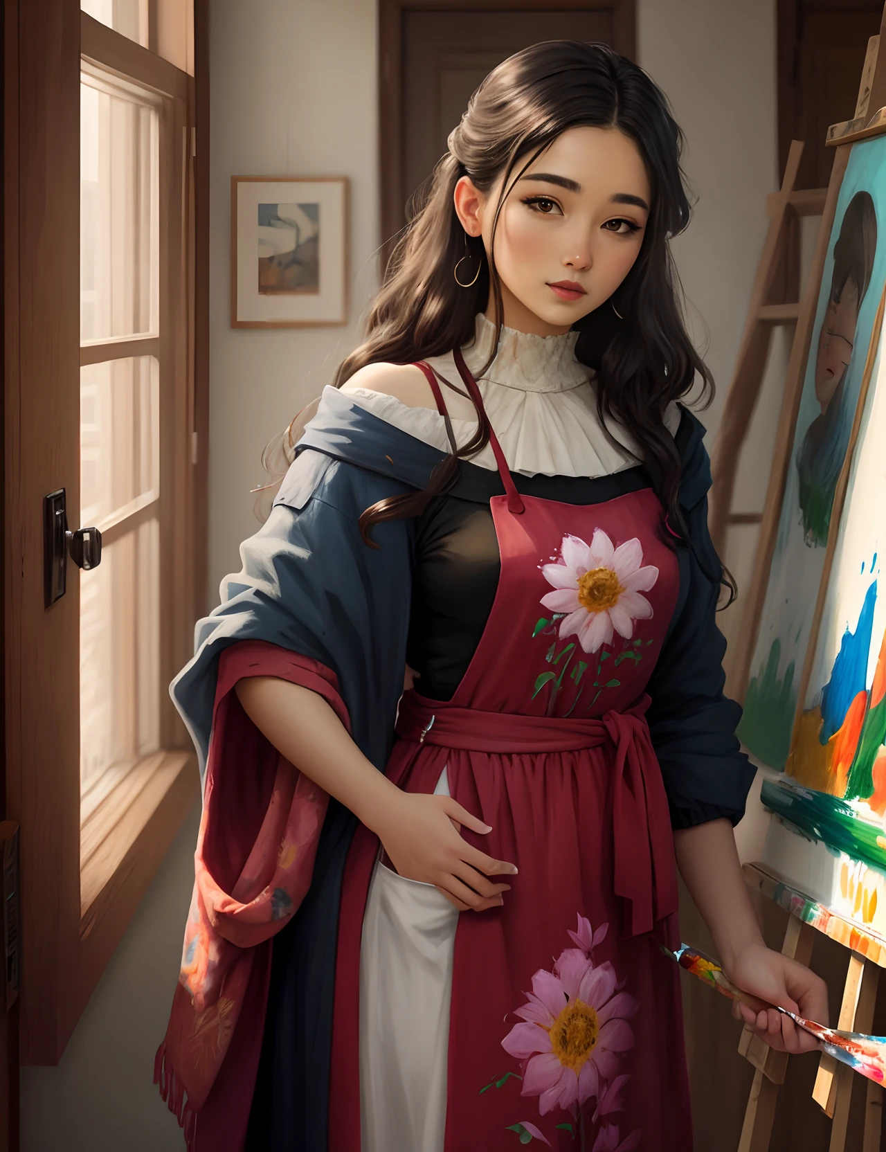 female art painting