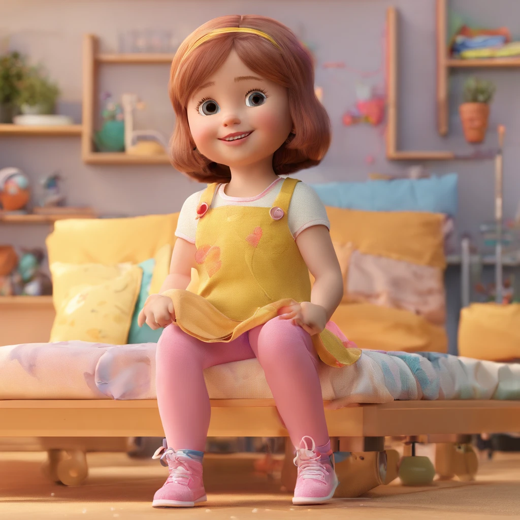 Liz is a 3--old l who likes to play with dolls
