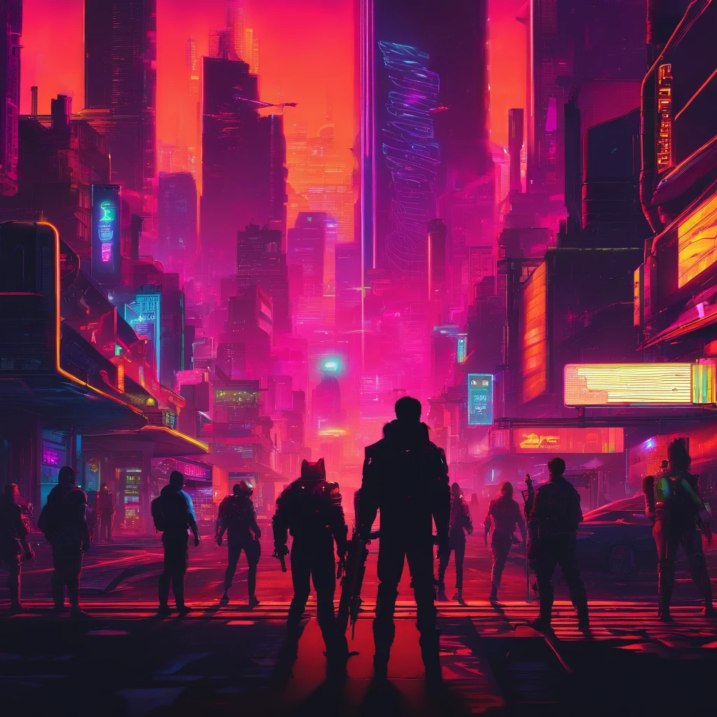 A group of friends igrant in video games