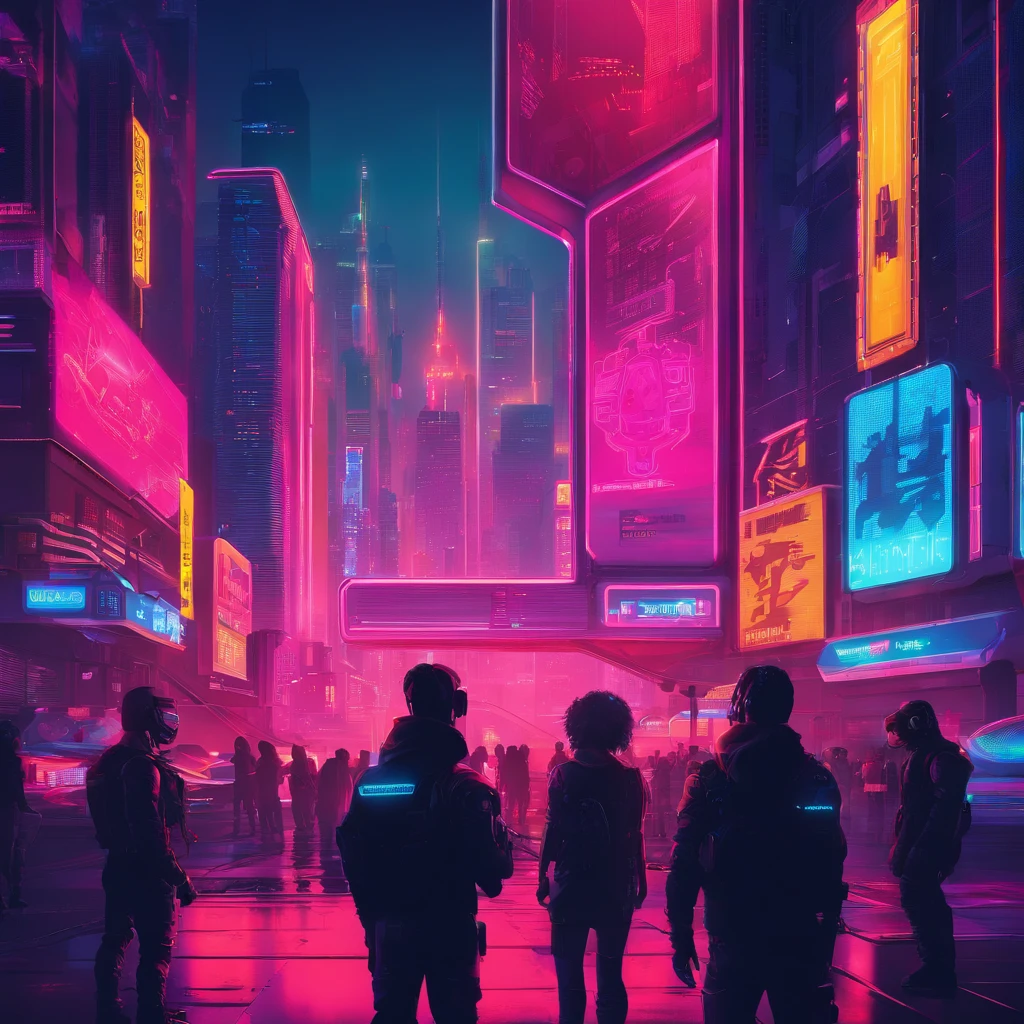 A group of friends igrant in video games