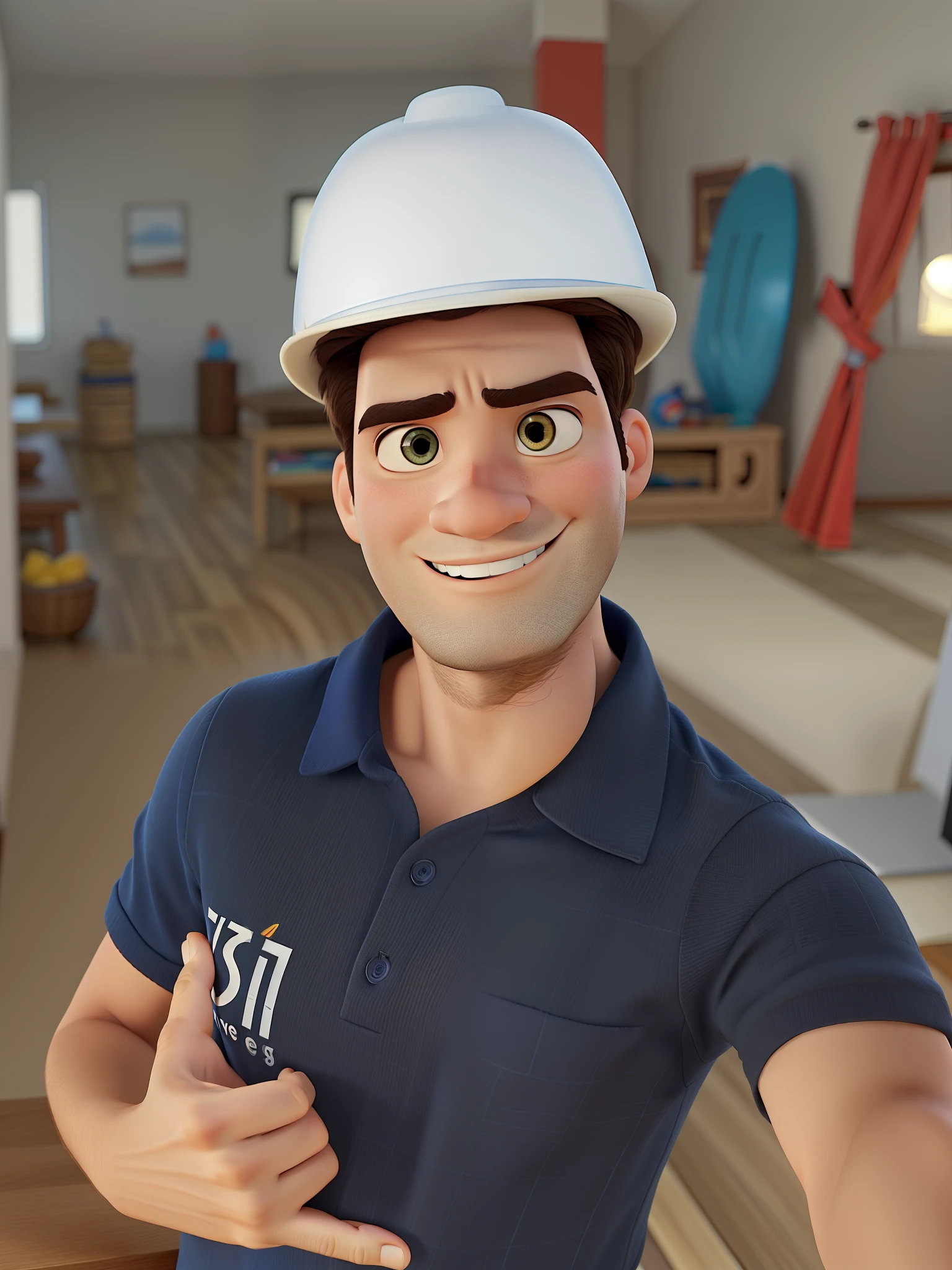 Estilo Pixar, alta qualidade