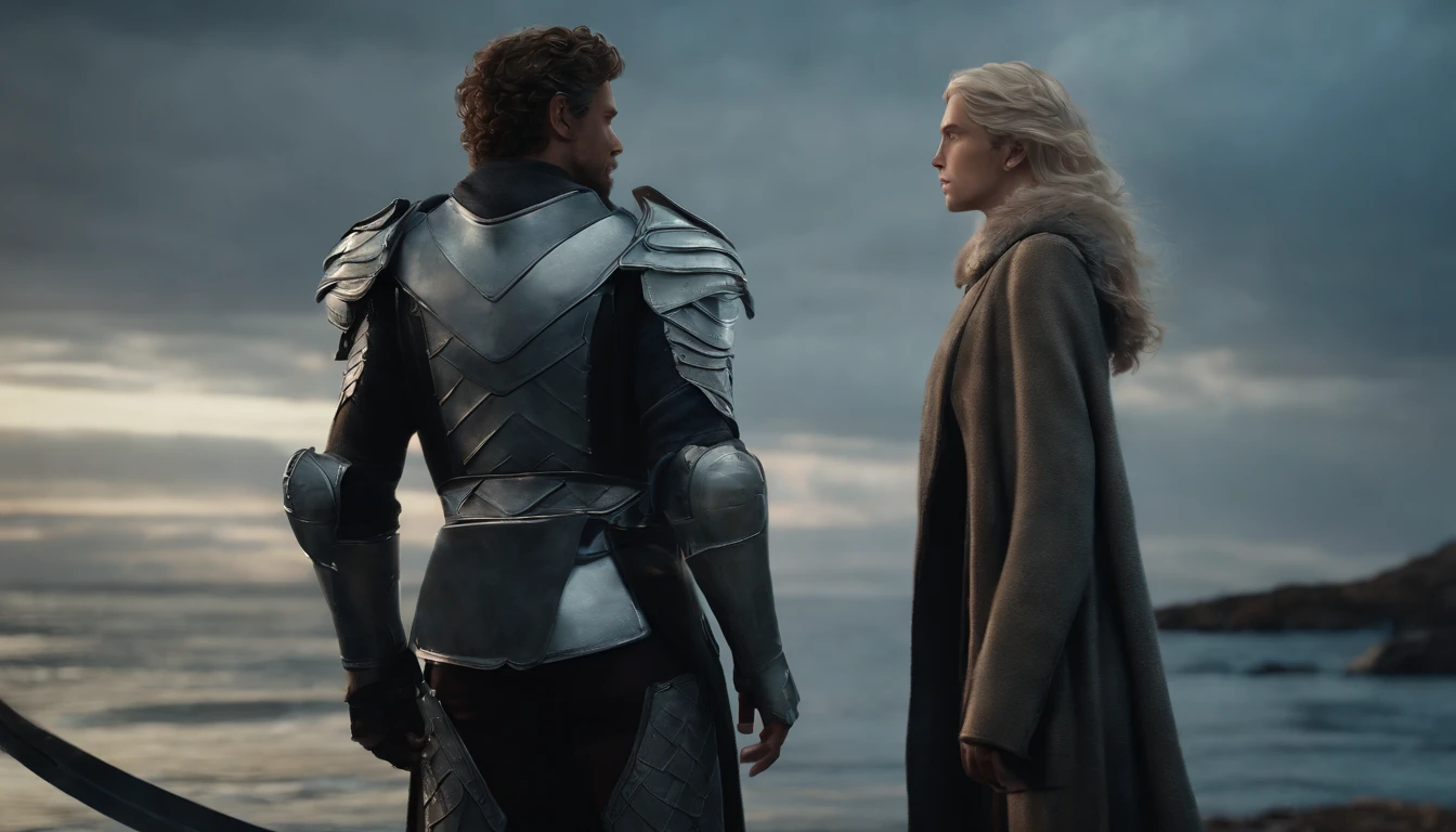SeaArt Robot
txt2img
Studio
11:17:34
A handsome young male character with medium silver hair looking at the kingdom, ele tem uma espada, He stands next to a young blonde-haired warrior, She's also a warrior, Dark setting, ultra-realistic, Estilo de desenho Guweiz, Landscape, 8k, inverno, Dramatic Particles, melhor qualidade,4k,8k,alto,master part:1.2,ultra-detalhado,Realistic:1.37, fiery particles.