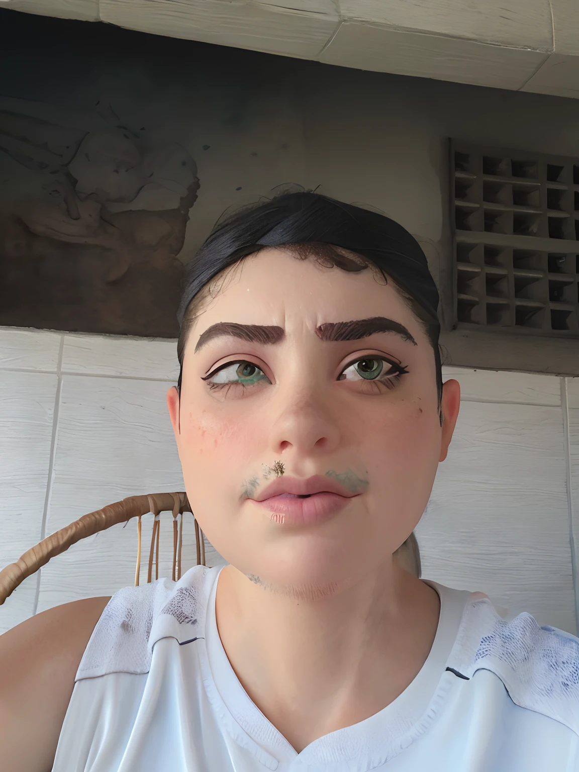 Masterpiece, (watercolor:1.3), (short stack:1.1), forward facing, eyes on camera, serious expression, (action shot:1.4) , (upper body strength:1.3), contrapposto (tattoo:1), softball pitcher, auburn hair, green eyes, (string bikini:1), pitching a softball at viewer, (focus on softball in foreground:1.4), sunny, natural lighting, High definition, excellent resolution, excellent quality, insane detail, semi realistic, postprocessed, crisp face, facial features, extremely detailed, facial features