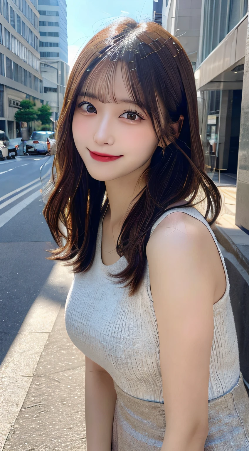 NSFW、(black long hair)、(Big Breasts、valley)、wearing off shoulder、highest quality, figure, Very detailed, Fine details, High resolution, 8K, Perfect dynamic composition, Beautiful fine details, ,Natural color lip, A shy smile,Beautiful 20 year old woman、Fearless smile、The only person, Bust up photo、Correct posture、Stretch your back、Please stand up straight、Cute type、looking at the camera