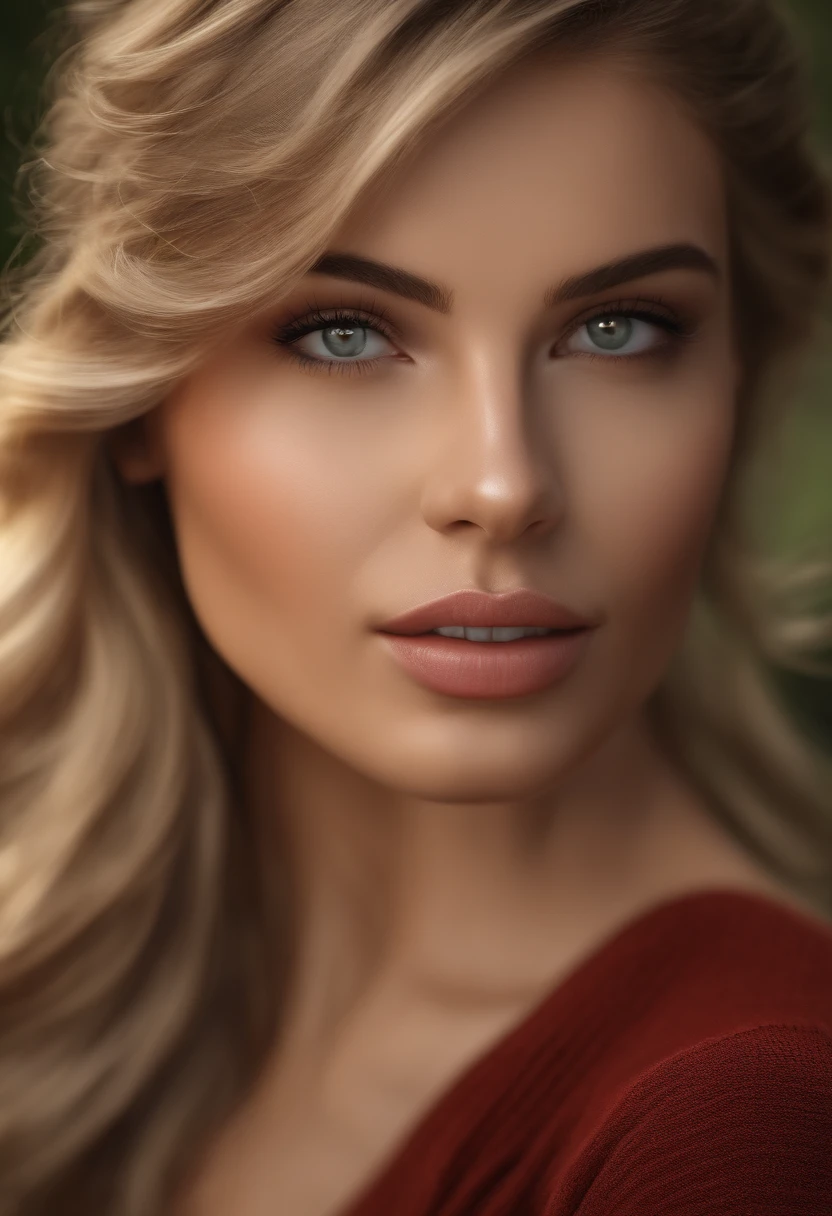 "(best quality, 4k, 8k, high resolution, masterpiece: 1.2), ultra detailed, (realistic, photorealistic, photorealistic: 1.37), girl, 27 years old, beautiful and detailed eyes, beautiful and detailed lips, extremely detailed eyes and face, long eyelashes (portraits: 1.1), medium blonde hair, green eyes, looking at up, challenging expression, stunning beauty, frontal photo, seed 2288927600