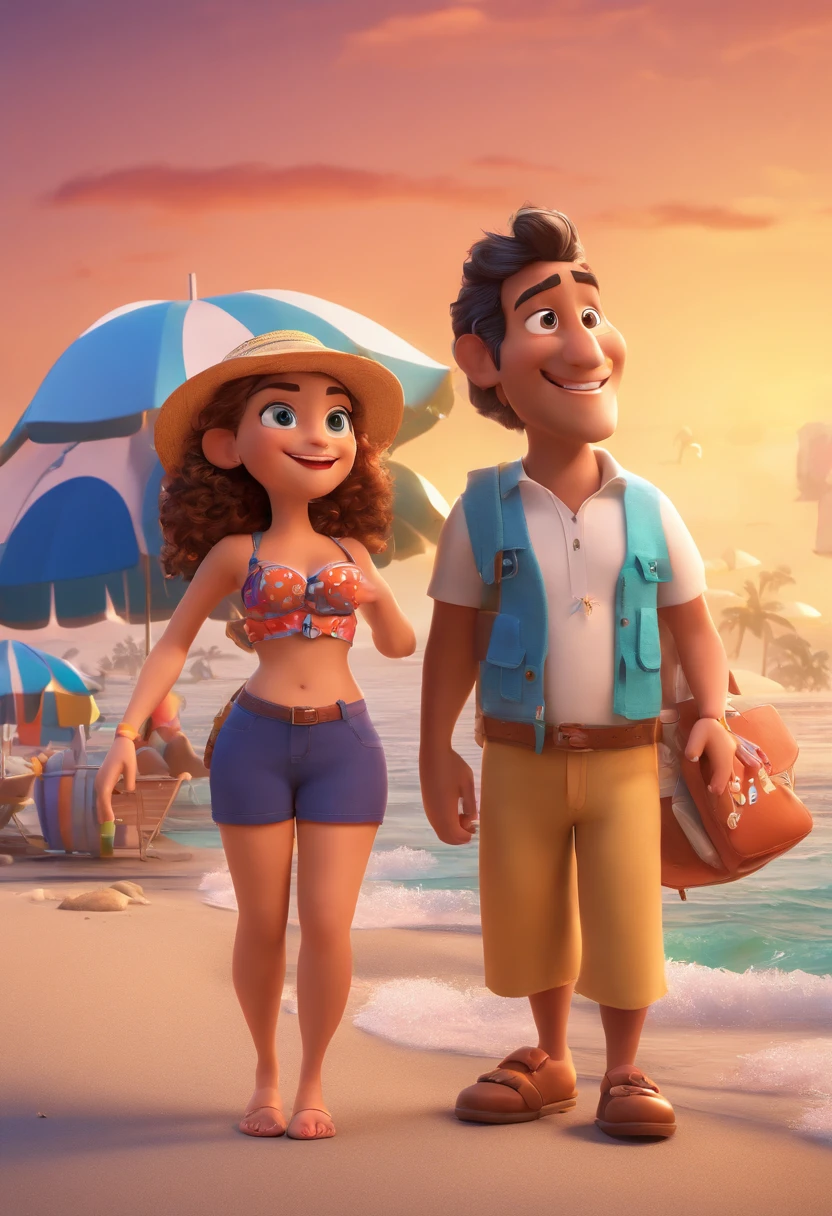 straight couple beach joao person paraíba pixar 
