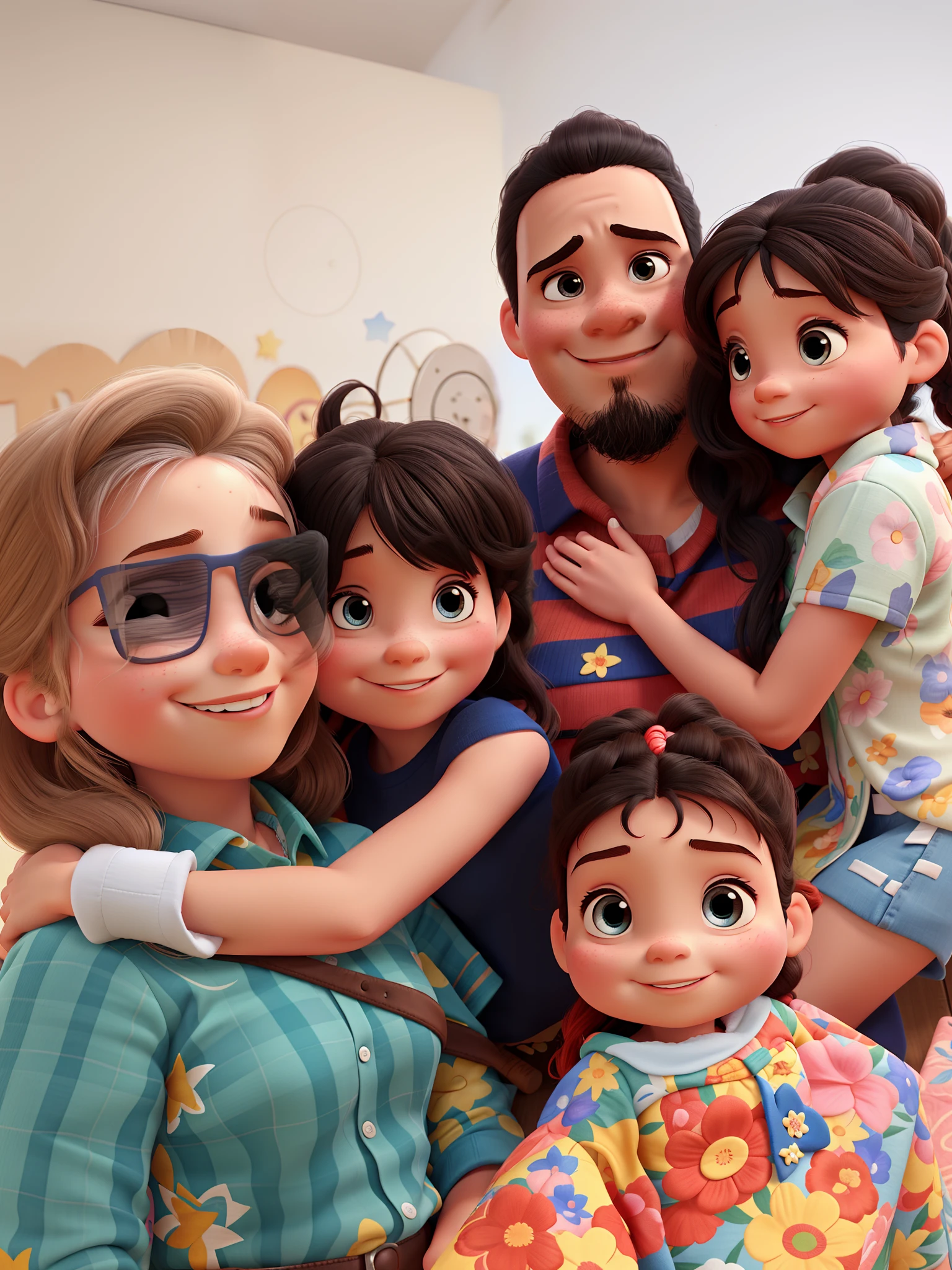 pai, Mother  Girl Hair, Disney pixar |