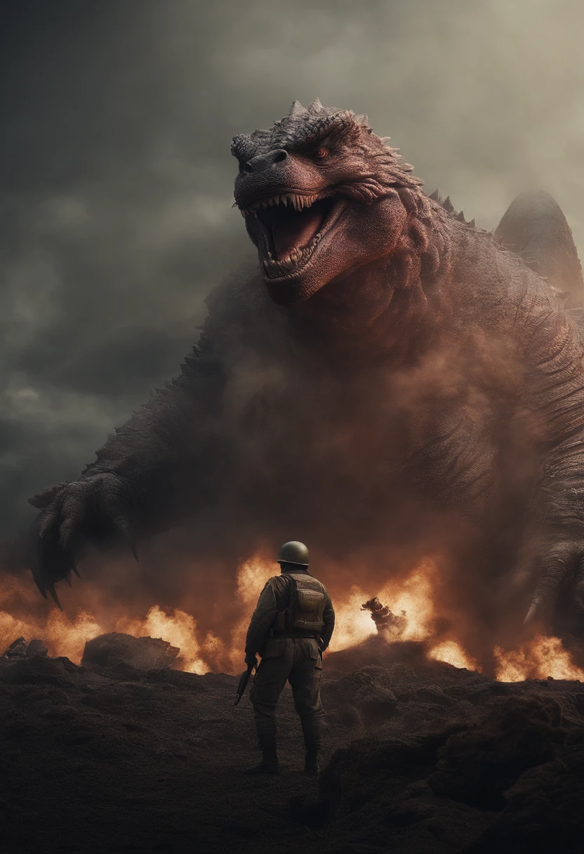 Soviet Red Army vs. Godzilla