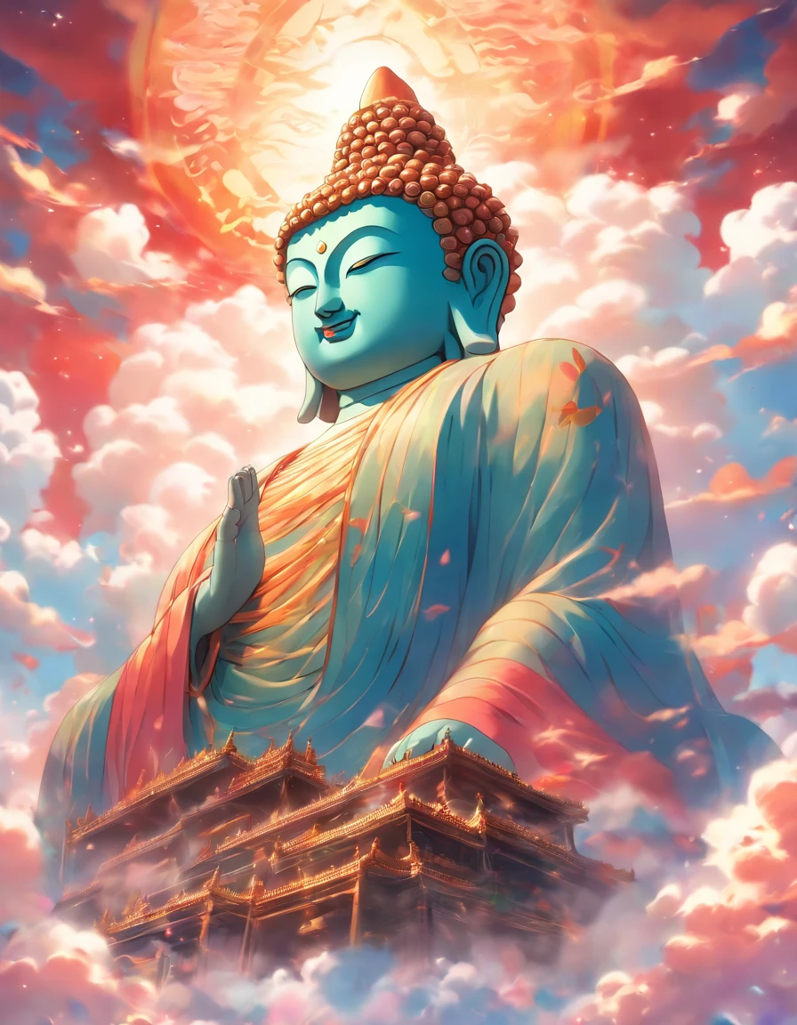 Skysky,Buddha statue cloud