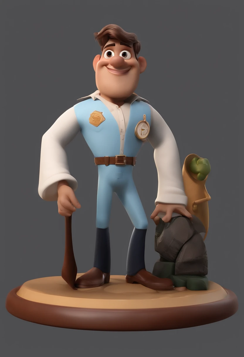personagem dos desenhos animados de um homem com uma camisa preta, fundo da imagem escrito box do santista, peixeiro, animation character, Caractere estilizado, animation style rendering, 3D estilizado, Arnold Maya render, 3 d render stylized, toon render keyshot, Personagem 3D, Personagem 3D, 3d rendering stylized, 3 d character render, personagem de desenho animado, Personagem de close up, Pose de personagem,  (Estilo Pixar) (master part:1.2) (Bokeh) (best quality) (pele detalhada) (textura detalhada) (8k) (argila) (Cinematic lighting) (foco nítido