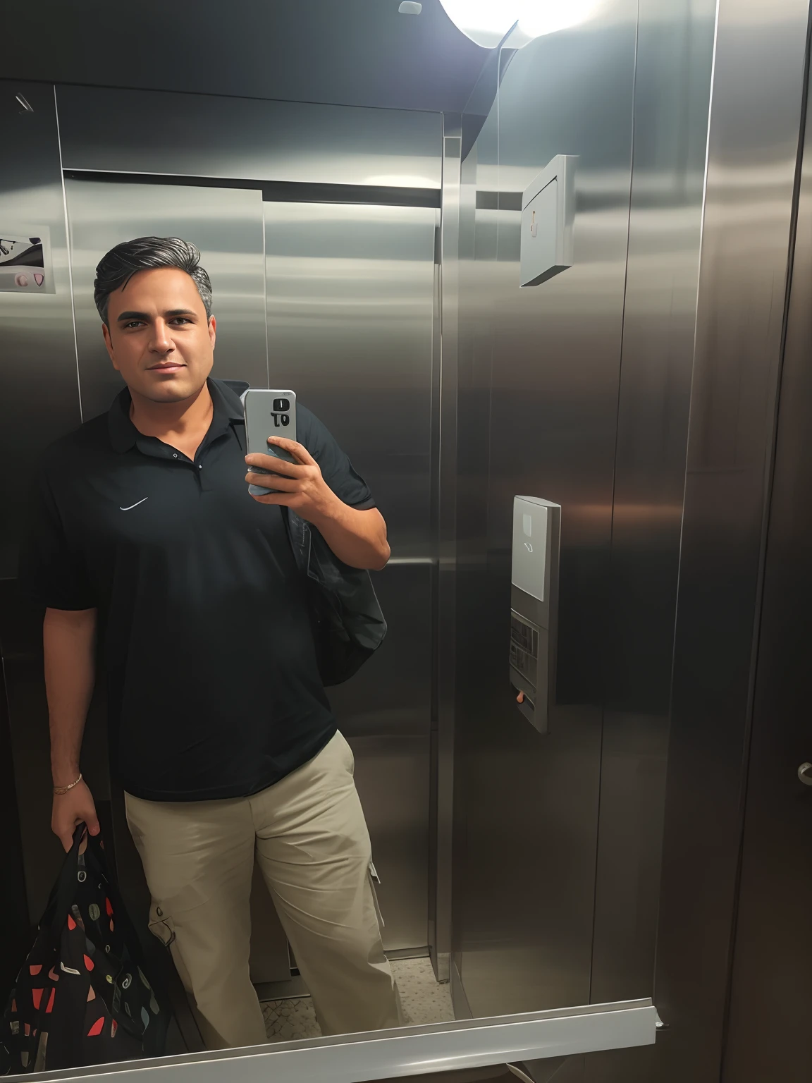 homem branco com camisa preta