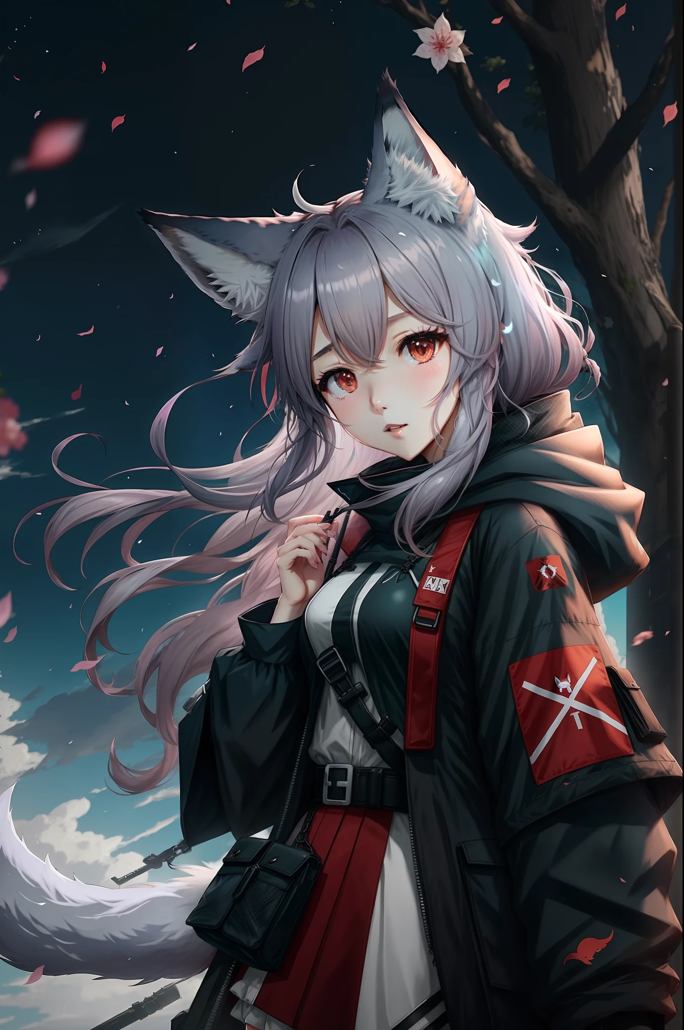 Fox Girl、arknights、Recently, the wind has come