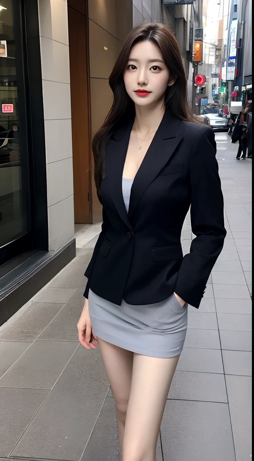 Tall and slender beauty、Beauty in suits、Colossal tits、undershirt、Cool beauty、Career woman、Japan beauties、modeled、tiese，the street