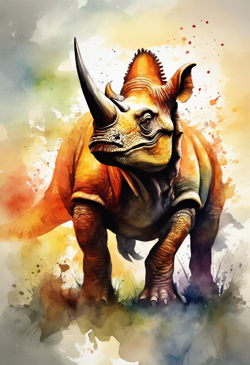 silhouette dinosaur triceratops