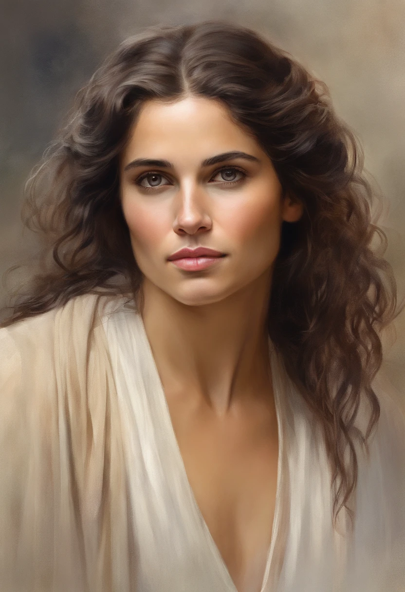 Mary Magdalene, Completely naked, Full Body Portrait