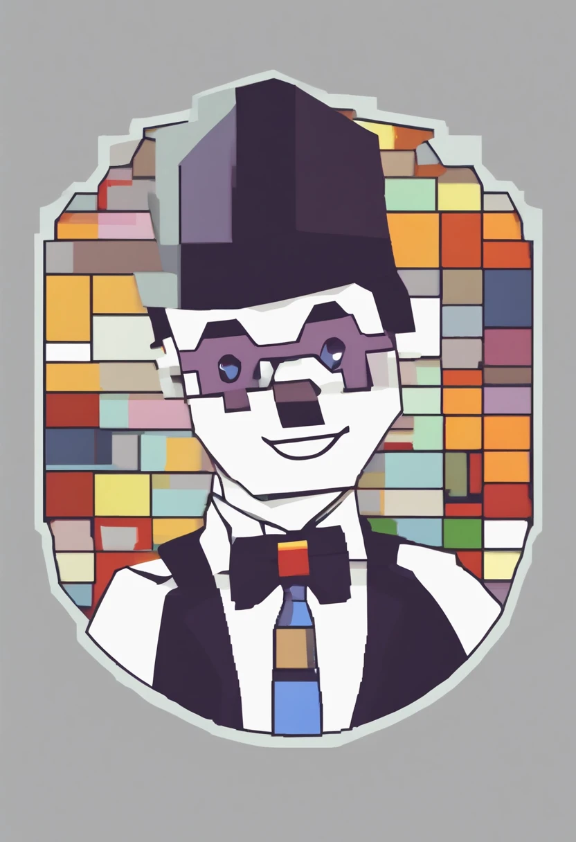 create a pixar-inspired 3D poster, um jovem angolano de vinte anos, pele clara, cabelo muito curto, Wearing a white three-button shirt, posando para um retrato. Ele fica diante de um fundo branco, that emphasizes your attire and appearance. O homem parece estar bem vestido e confiante, possivelmente para um evento formal ou ambiente profissional. with a straight face.
