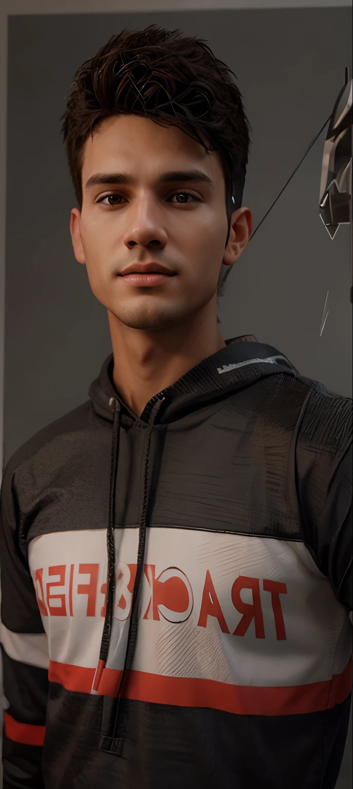 A 3D image of a handsome boy with high resolution without background