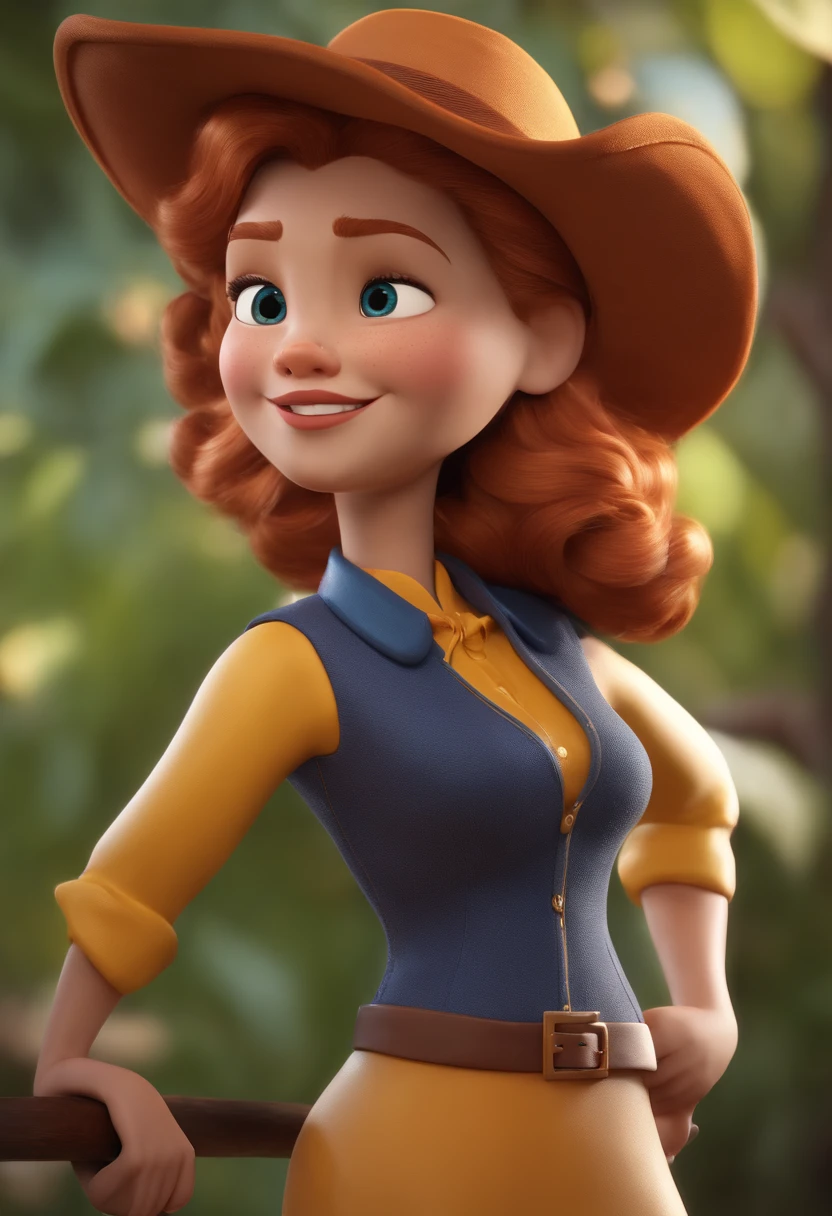 personagem dos desenhos animados de uma mulher loira segurando caneta na boca, animation character, Caractere estilizado, animation style rendering, 3D estilizado, pixar, 3 d render stylized, toon render keyshot, Personagem 3D, Personagem 3D, 3d rendering stylized, 3 d character render, personagem de desenho animado, Personagem de close up, Pose de personagem, (Estilo Pixar) (master part:1.2) (Bokeh) (best quality) (pele detalhada) (textura detalhada) (8k) (argila) (Cinematic lighting) (foco nítido