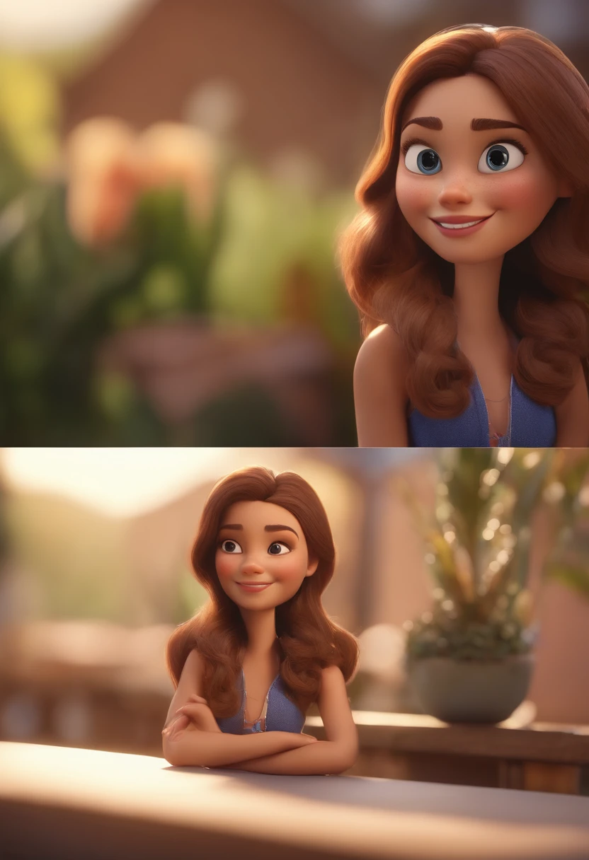 personagem dos desenhos animados de uma mulher loira segurando caneta na boca, animation character, Caractere estilizado, animation style rendering, 3D estilizado, pixar, 3 d render stylized, toon render keyshot, Personagem 3D, Personagem 3D, 3d rendering stylized, 3 d character render, personagem de desenho animado, Personagem de close up, Pose de personagem,  (Estilo Pixar) (master part:1.2) (Bokeh) (best quality) (pele detalhada) (textura detalhada) (8k) (argila) (Cinematic lighting) (foco nítido