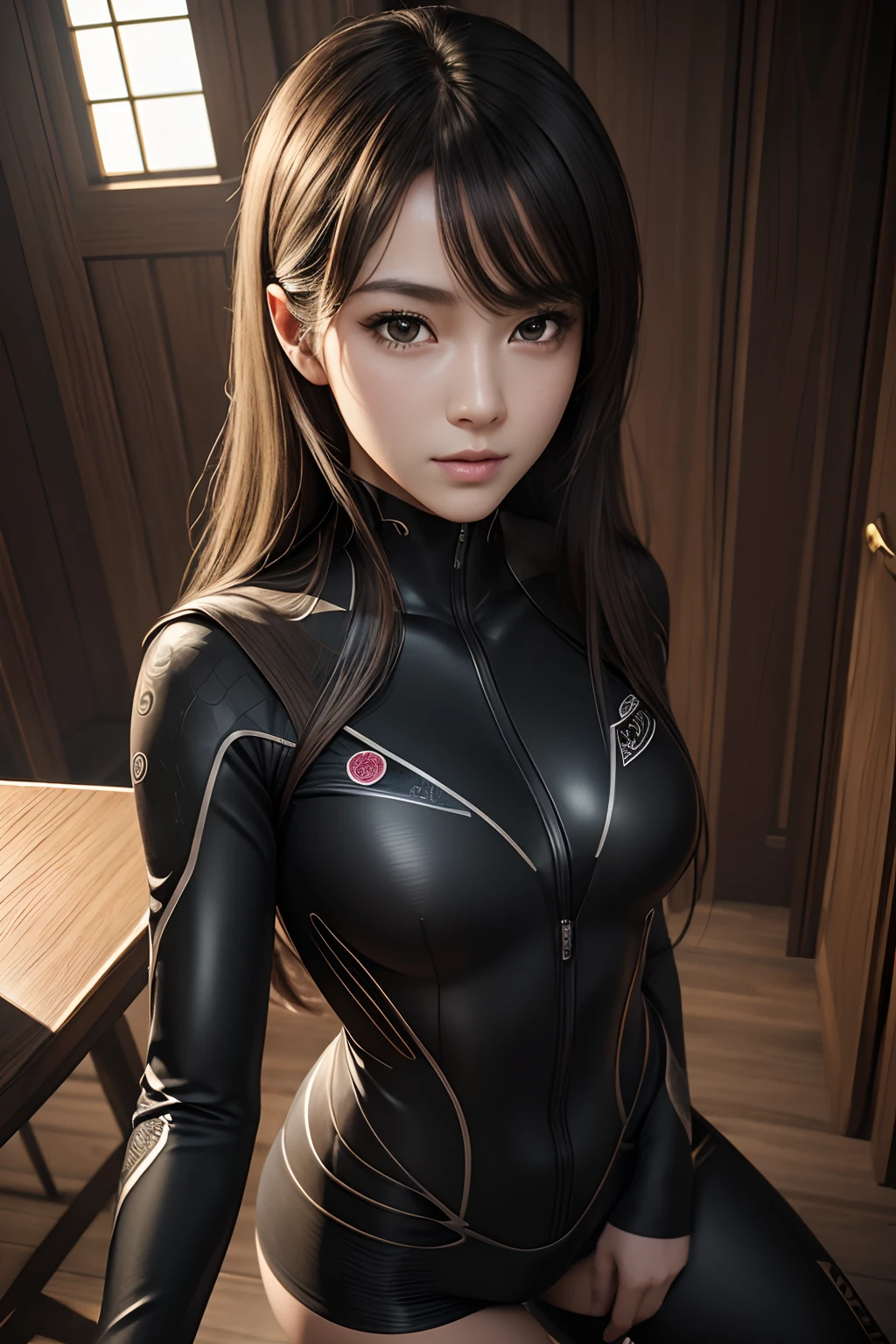 (Original) , (highly detailed wallpaper) , (Best Quality) , (masutepiece) , Photographic Reality, Realistic, Very detailed illustrations , Beautiful eyes, (Delicate face) , Perfect Detail, (The best lighting) , (super complex details) , Ultra-detailed, , Kogal,((Selfie)), ((Black Suit 1.5)), , 4K unified, (hyper detailed CG: 1.2) , (8K: 1.2) , Realistic, Octane Rendering