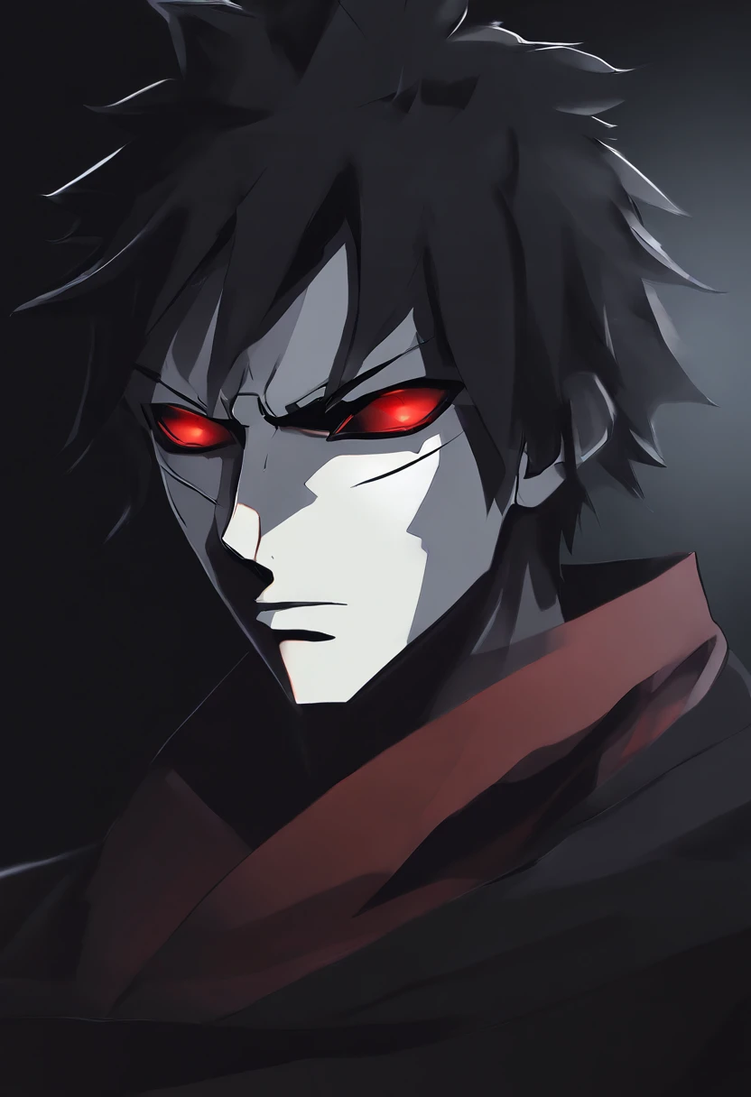 obito uchiha,masterpiece:1.2,ultra-detailed,realistic:1.37,curved scar on the right side of the face,extremely detailed eyes and face,right eye with Mangekyou Sharingan,left eye with Rinnegan,detailed eyes,beautiful detailed eyes,long eyelashes,detailed lips,strong facial expression,intense gaze,black spiky hair,short hair,red irises with black tomoe,pale skin,serious expression,casually dressed in black cloak and mask,standing in a dark and desolate alley,emitting a powerful aura,background with dark and mysterious atmosphere,strong shadows and dramatic lighting,vivid colors with high contrast,mixed with shades of red and black,creating a sense of danger and mystery,medium:oil painting,scene with dark clouds and lightning,climactic and epic feel,visual effects in the background,showing the power of Obito's eyes,sharp focus on the face and eyes,expressing determination and resolve.