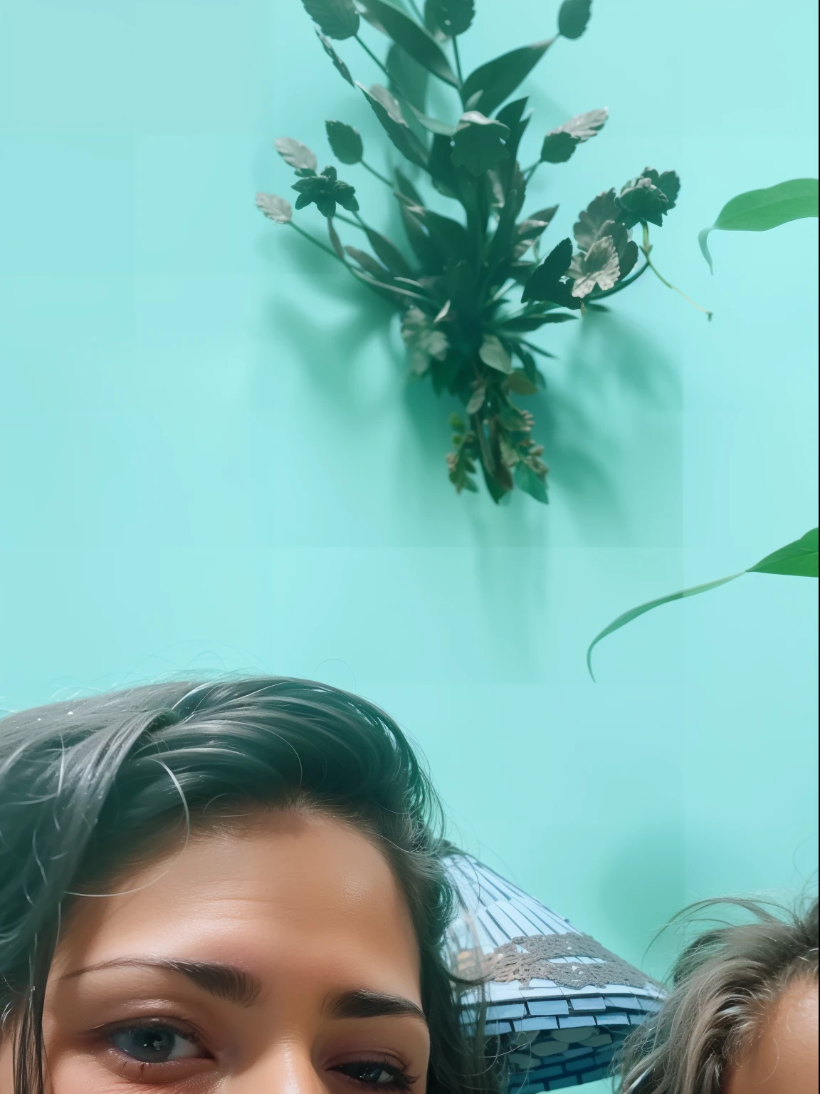 There are two women sitting at a table with drinks and a plant, com uma bebida, segurando uma bebida, obrigada, coquetel de bebida, drinking their hearts out, having a time of our un-life, imagem de perfil, bebidas frias, foto de perfil, beber, Beber, com um canudo, com hera, facebook post, divertindo-se, with a happy expression