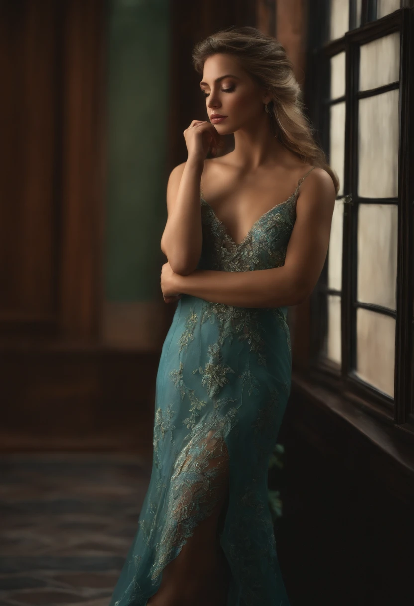 mikaela lafuente, beautiful, photorealistic, body