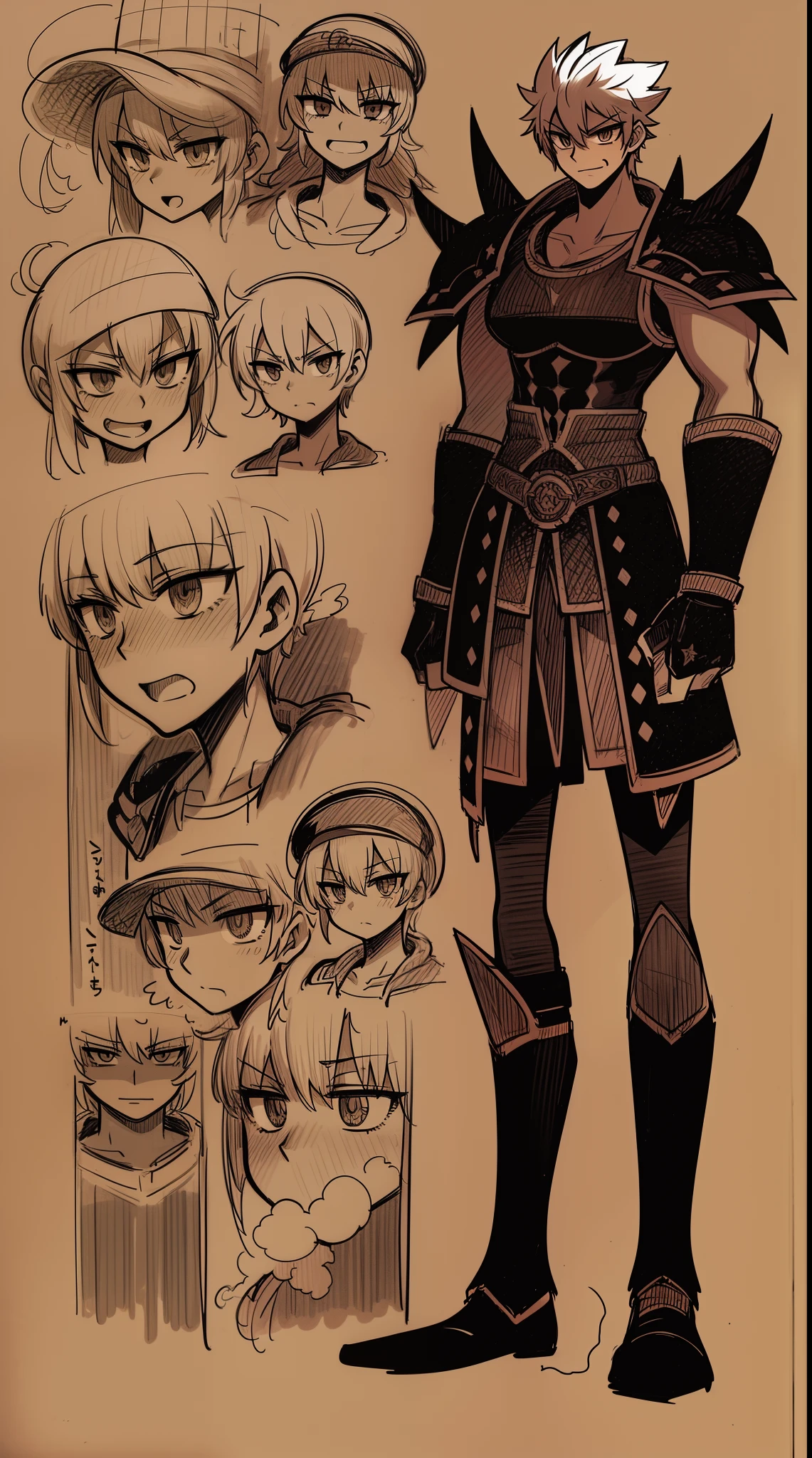 rpg, fantasy, warrior, original character, stylised