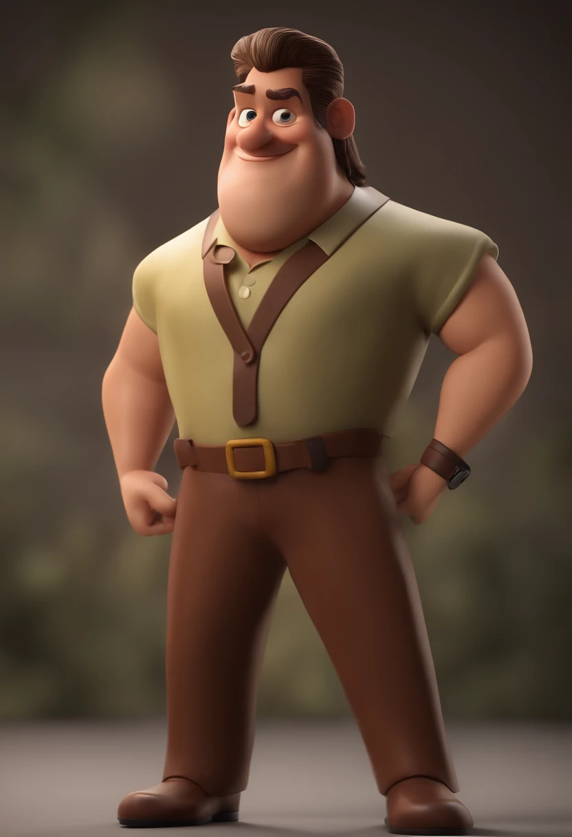 personagem dos desenhos animados de um homem de 40 anos, cabelo normal, BARBA BAIXA,  e um terno preto, animation character, Caractere estilizado, animation style rendering, 3D estilizado, Arnold Maya render, 3 d render stylized, toon render keyshot, Personagem 3D, Personagem 3D, 3d rendering stylized, 3 d character render, personagem de desenho animado, Personagem de close up, Pose de personagem,  (Estilo Pixar) (master part:1.2) (Bokeh) (best quality) (pele detalhada) (textura detalhada) (8k) (argila) (Cinematic lighting) (foco nítido