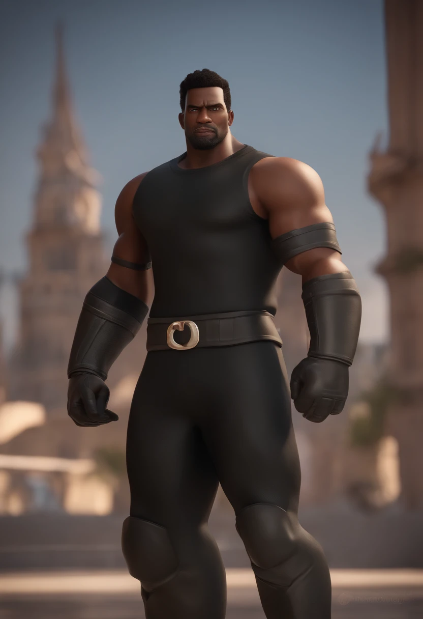 personagem dos desenhos animados de um homem magro, preto, de cabelo todo cacheado, neck tattoos, olhos levemente puxados, e uma camiseta preta, animation character, Caractere estilizado, animation style rendering, 3D estilizado, Arnold Maya render, 3 d render stylized, toon render keyshot, Personagem 3D, Personagem 3D, 3d rendering stylized, 3 d character render, personagem de desenho animado, Personagem de close up, Pose de personagem, (Estilo Pixar) (master part:1.2) (Bokeh) (best quality) (pele detalhada) (textura detalhada) (8k) (argila) (Cinematic lighting) (foco nítido