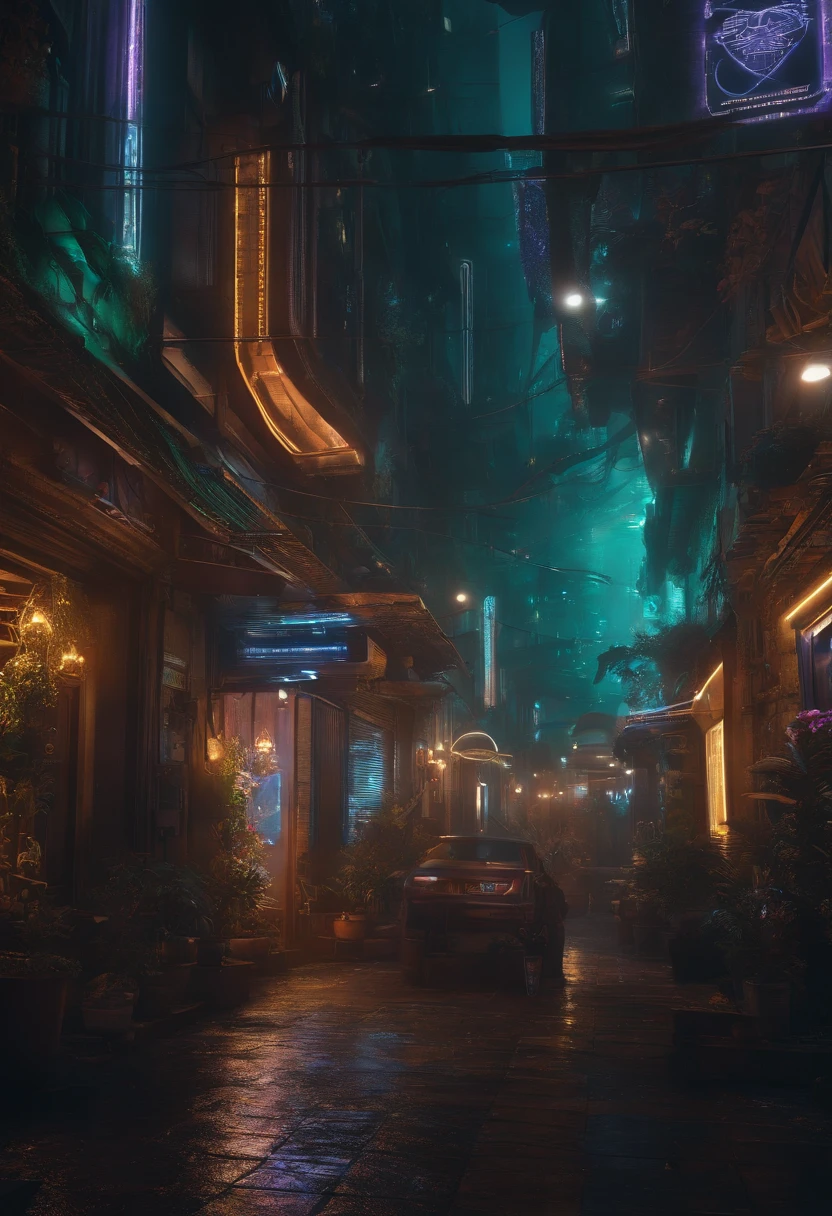 entre,Style cyber punk,8k