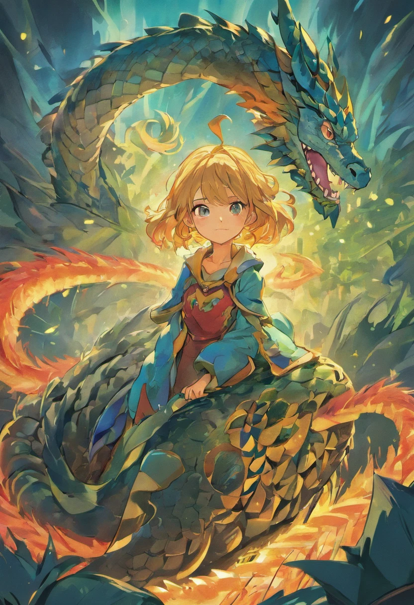 retrato da mulher, on top of a Dragon ::style cartoon, (((Front view))), Estilo Disney Pixar, Filme 3D, altamente detalhado, vivid colors (((corpo inteiro))) ::n_style realista, anime