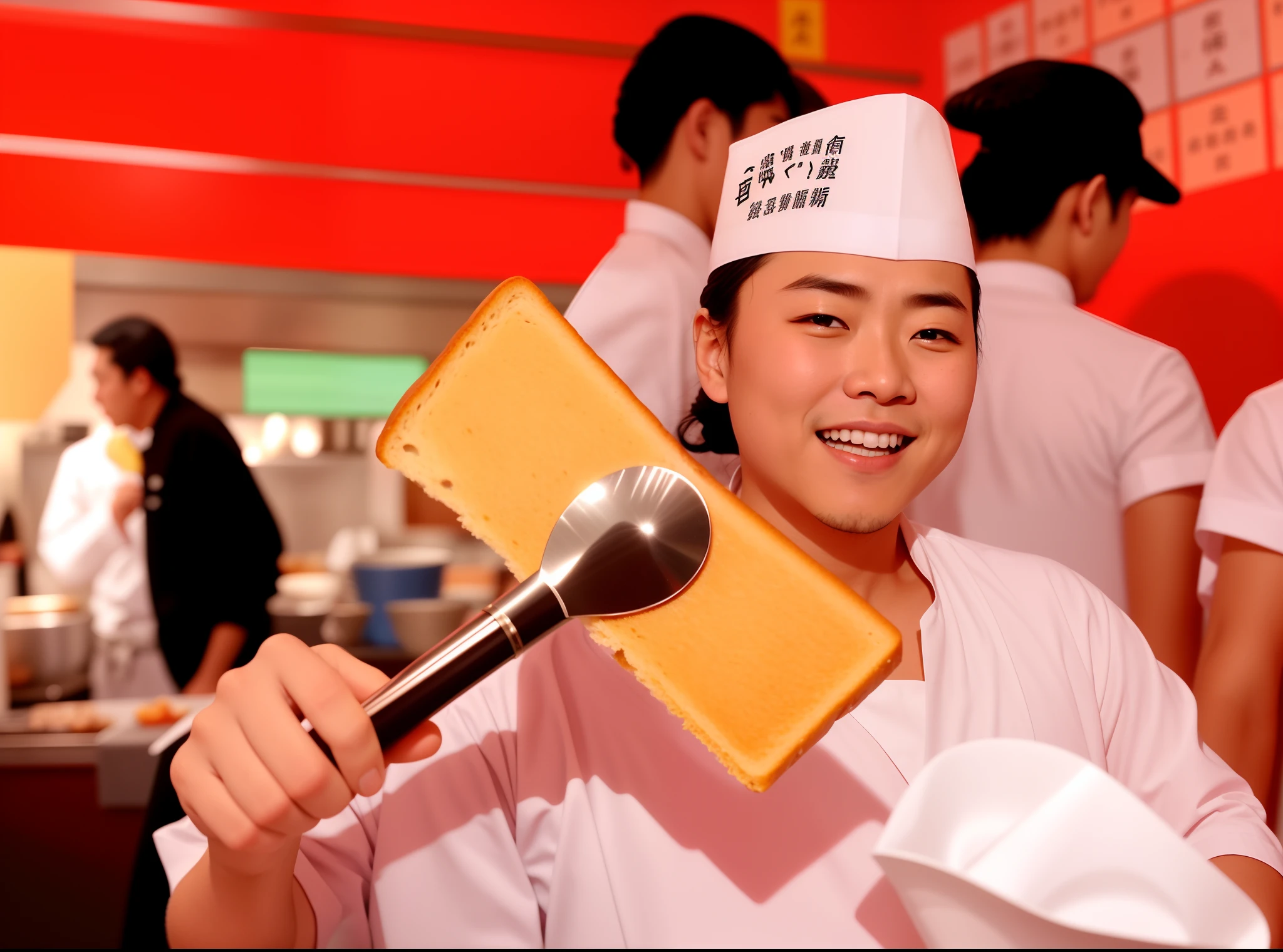 Crayon Xiaoxin eats